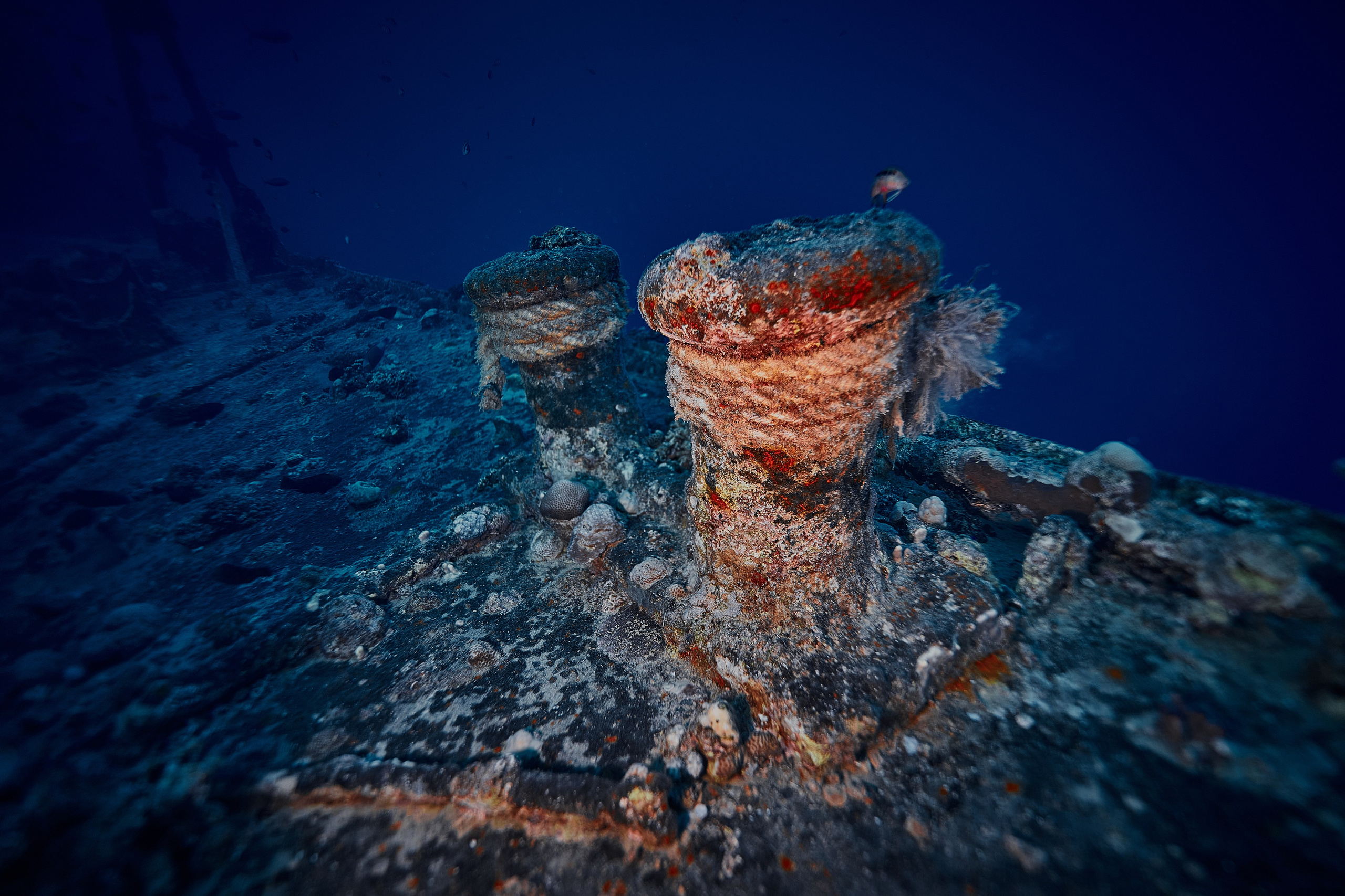 Underwater photographer Andriej Szypilow - photos of the mysterious SS Thistlegorm - sunken ship in the red sea