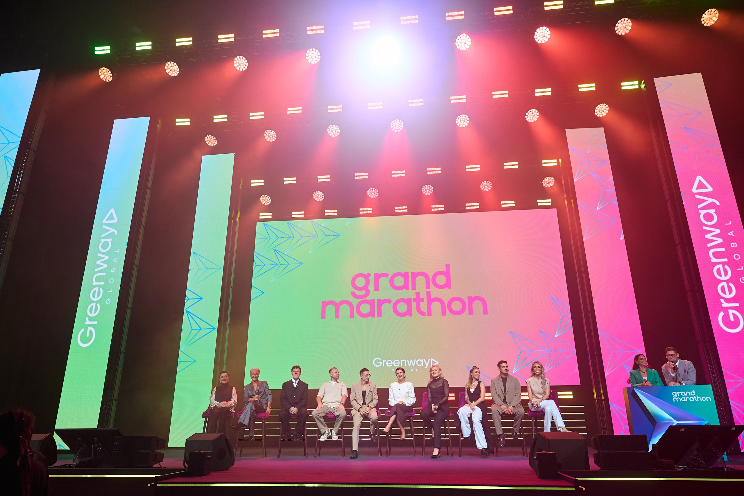 Grand Marathon Greenway Global 2026, 3000 человек Лужники. Лена Чайка Ведущая Москва