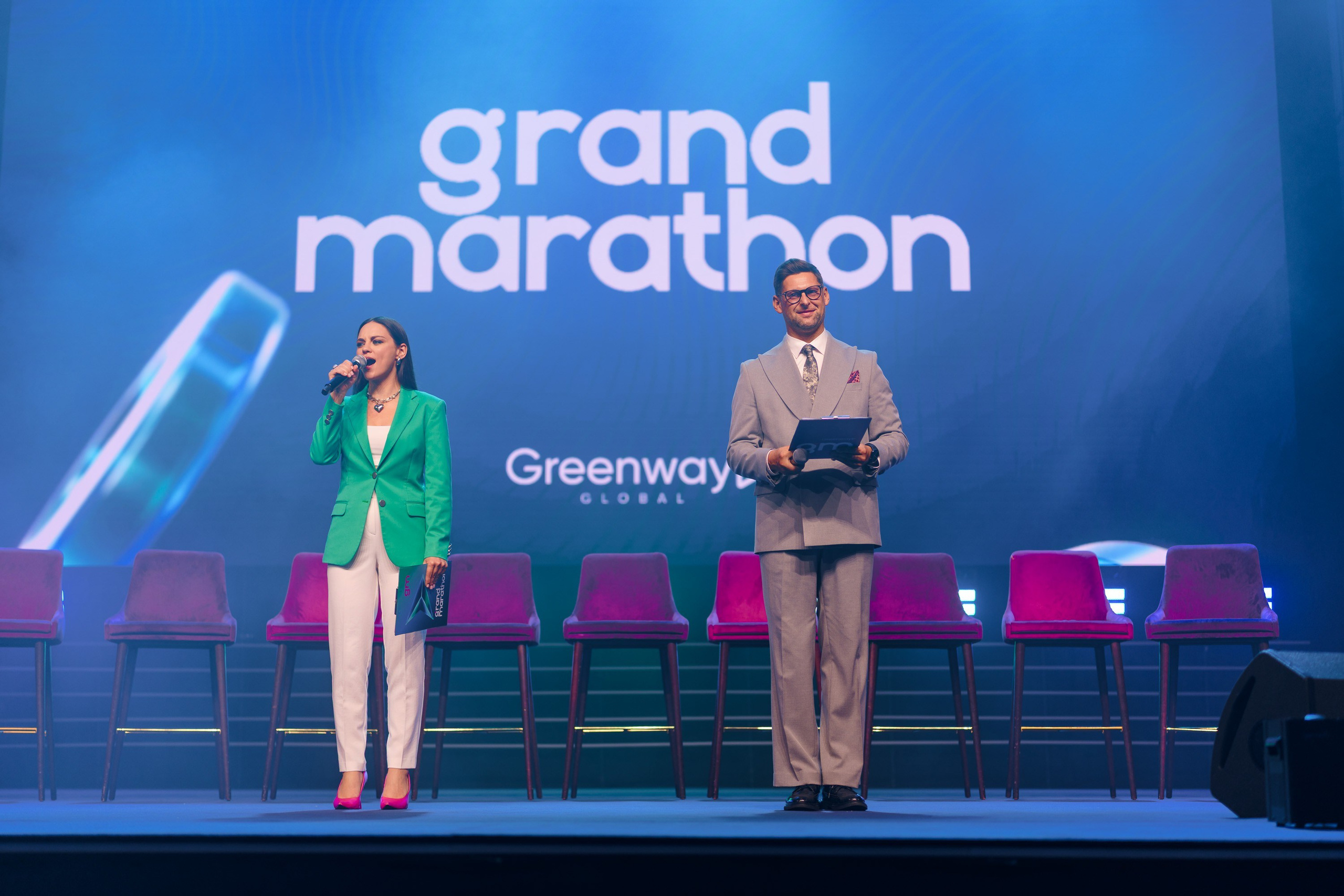 Grand Marathon Greenway Global 2026, 3000 человек Лужники. Лена Чайка Ведущая Москва