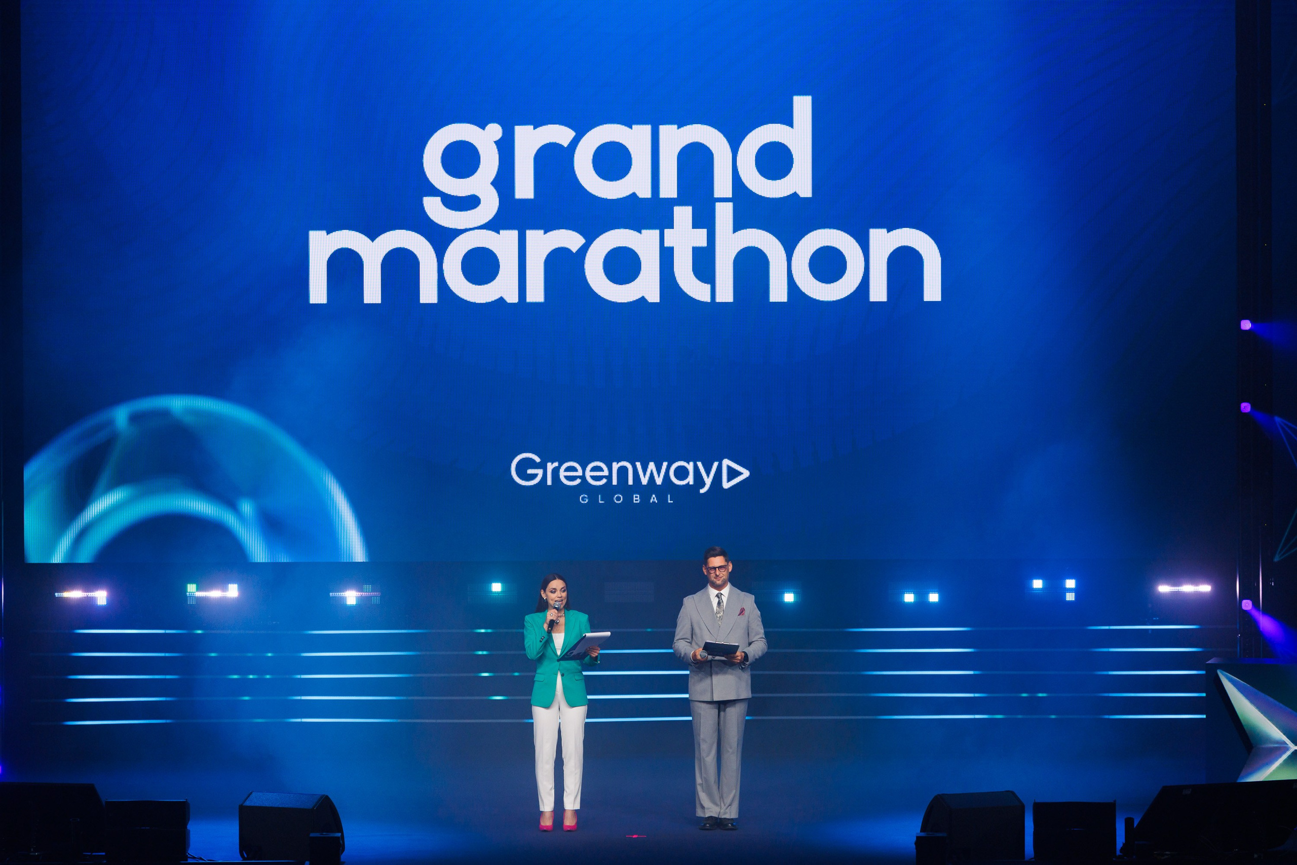 Grand Marathon Greenway Global 2026, 3000 человек Лужники. Лена Чайка Ведущая Москва