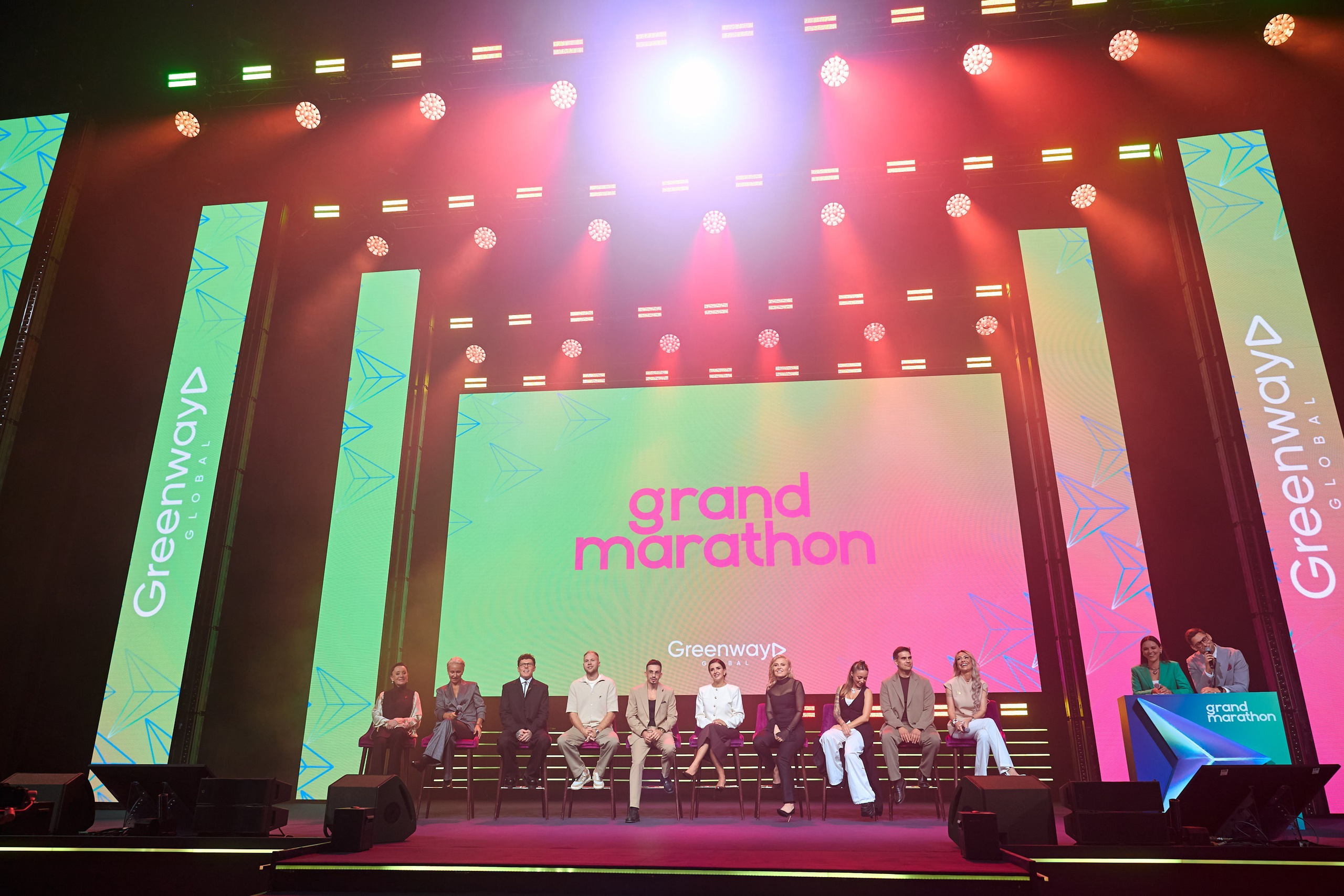 Grand Marathon Greenway Global 2026, 3000 человек Лужники. Лена Чайка Ведущая Москва