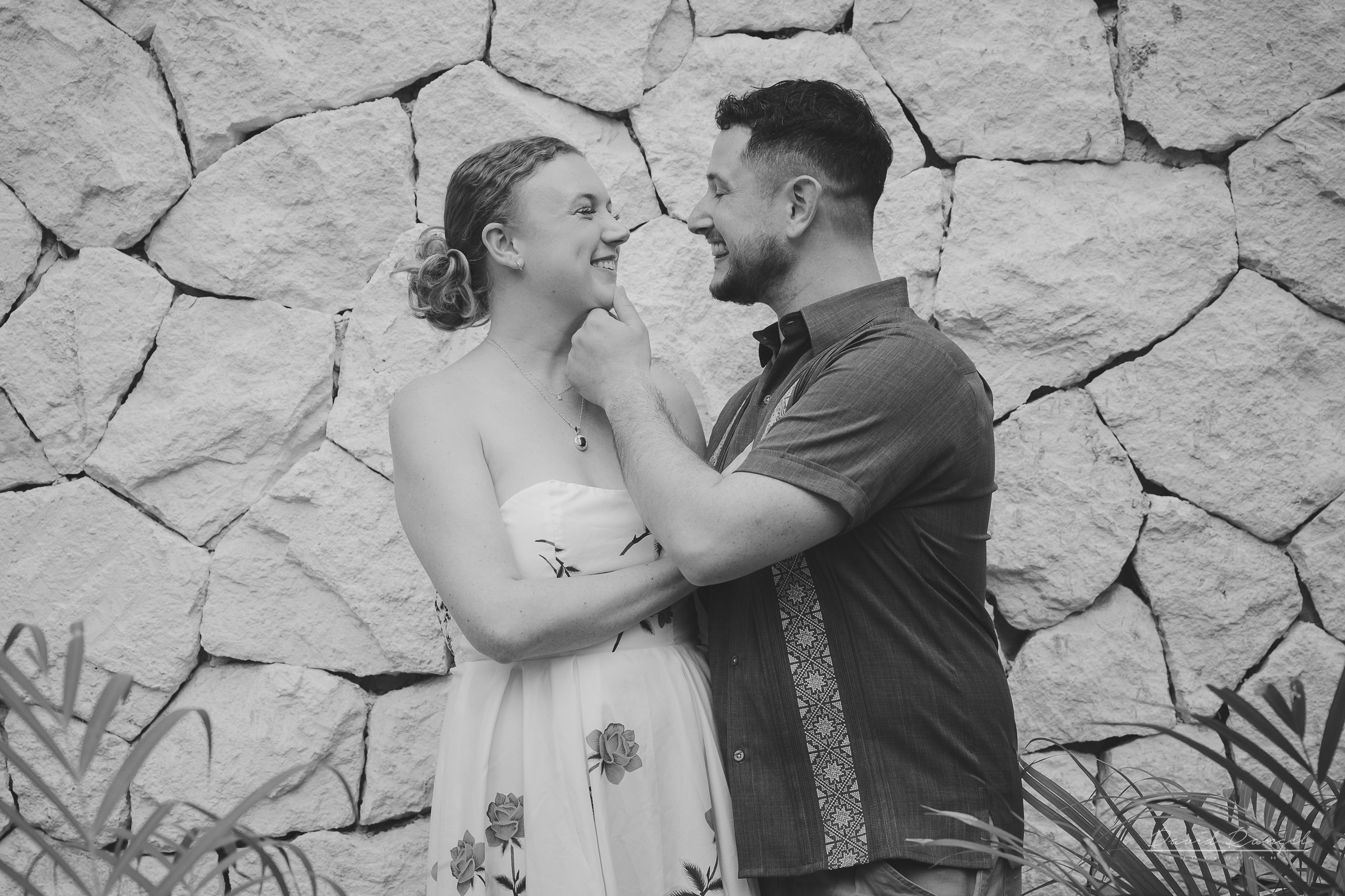 Save the date in Tulum. Destination wedding photographer based in Cancun and Riviera Maya with service worldwide