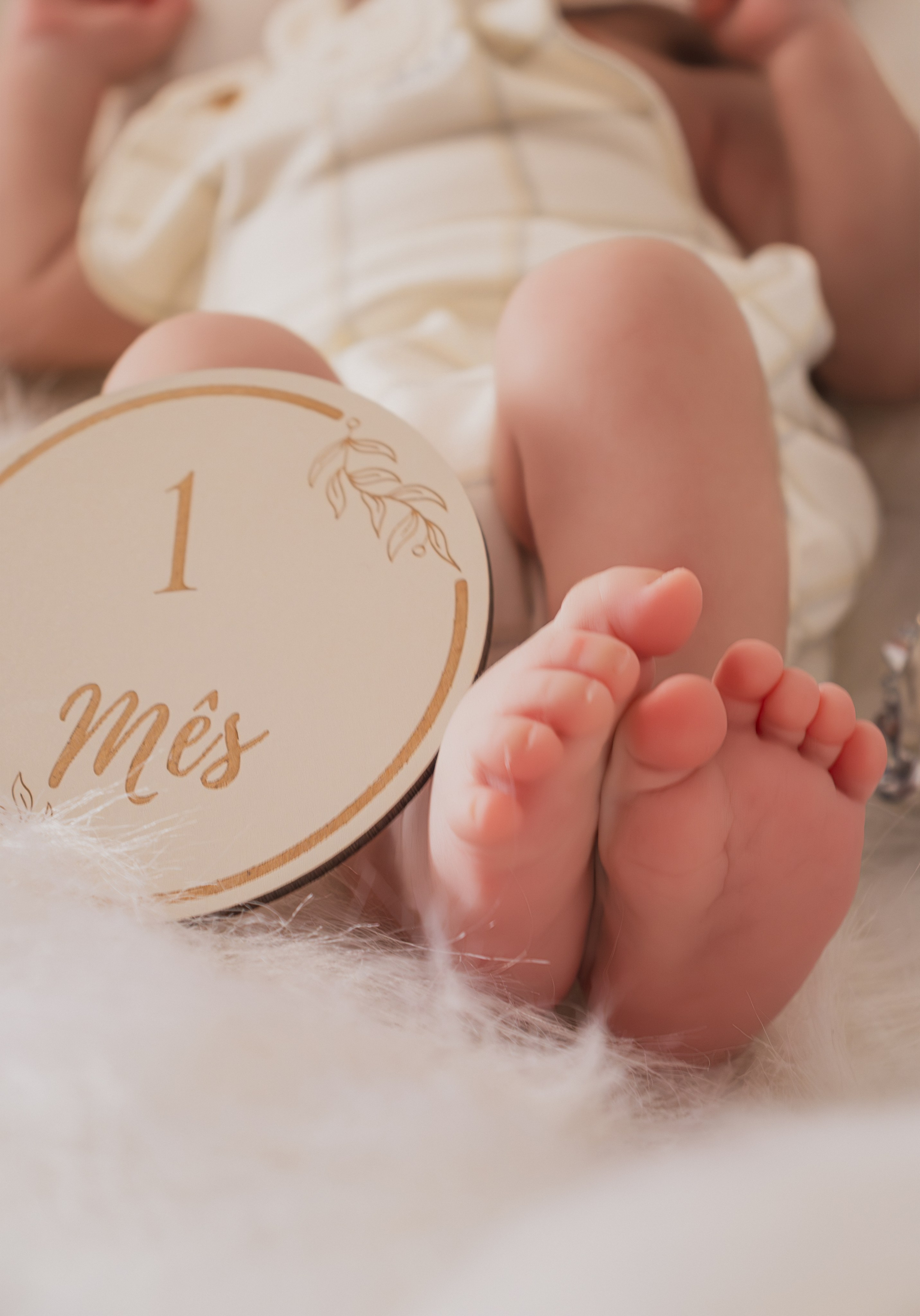 Acompanhamento do Bebê. Fotografia Mensal Infantil. Oukla Estúdio