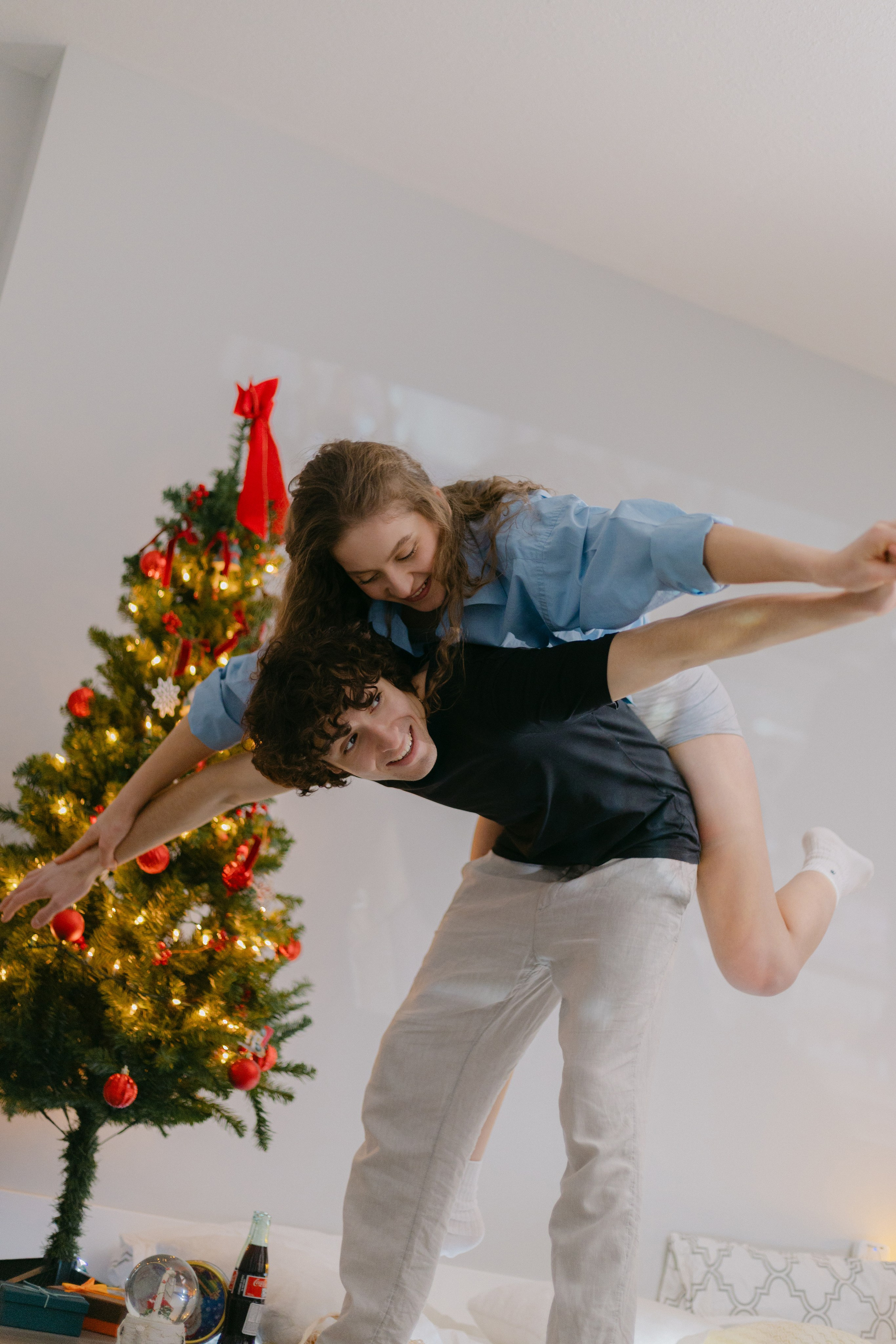 Christmas magic together. Home