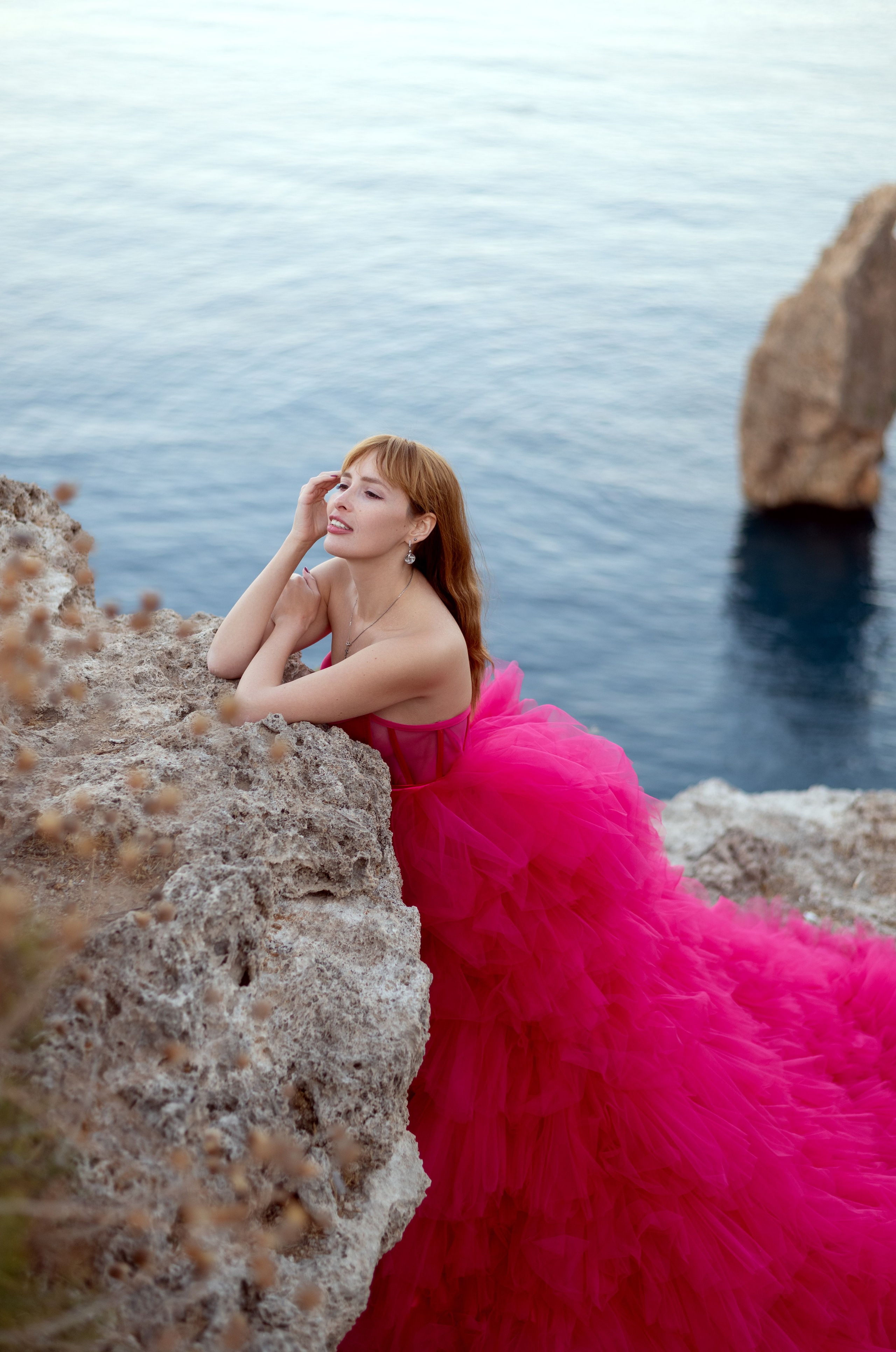 Скалы на море с шикарным видом. Фотограф Анталия, Кемер, Белек, Сиде Дарья Кая