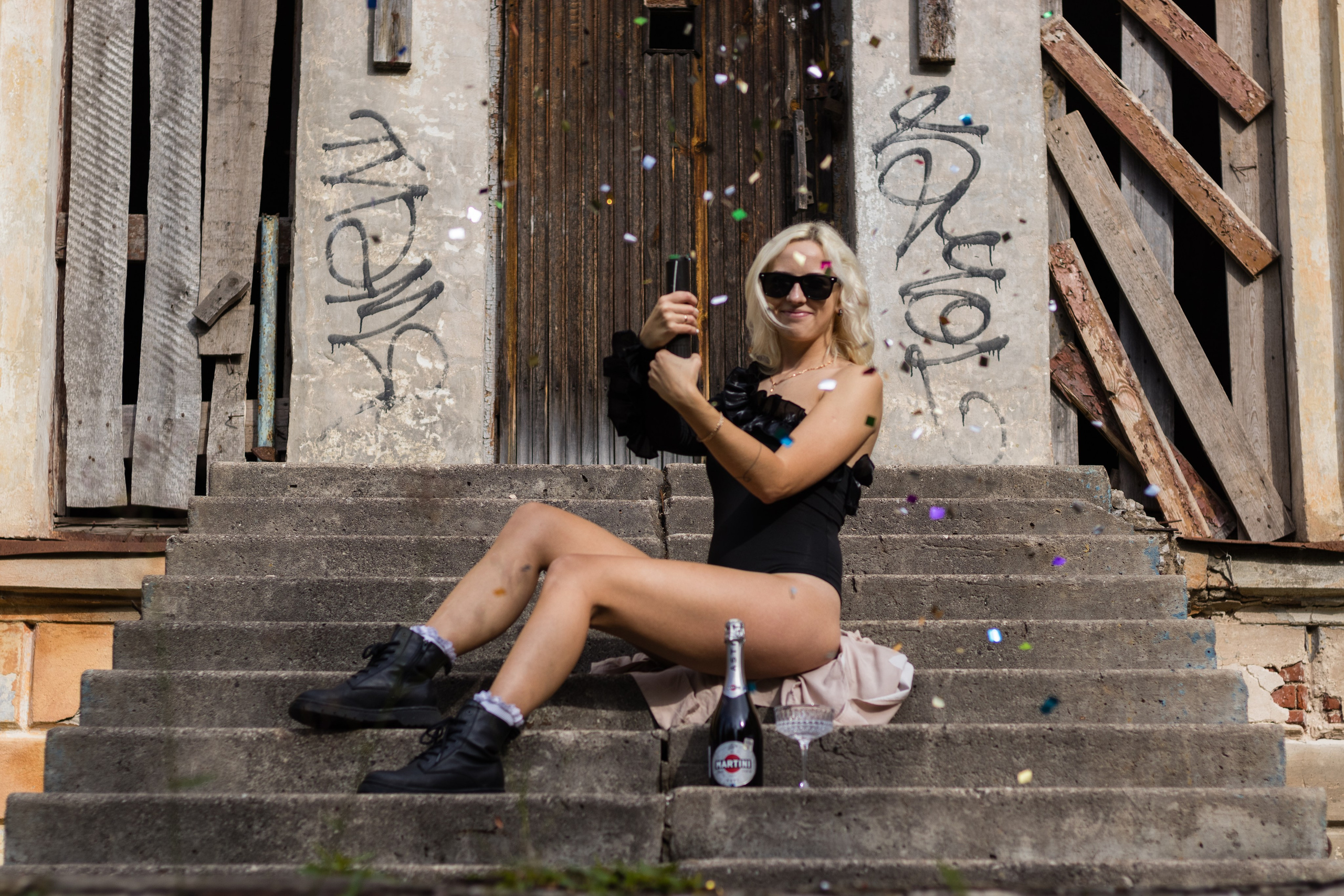 Фотосессия с хлопушкой на день рождения