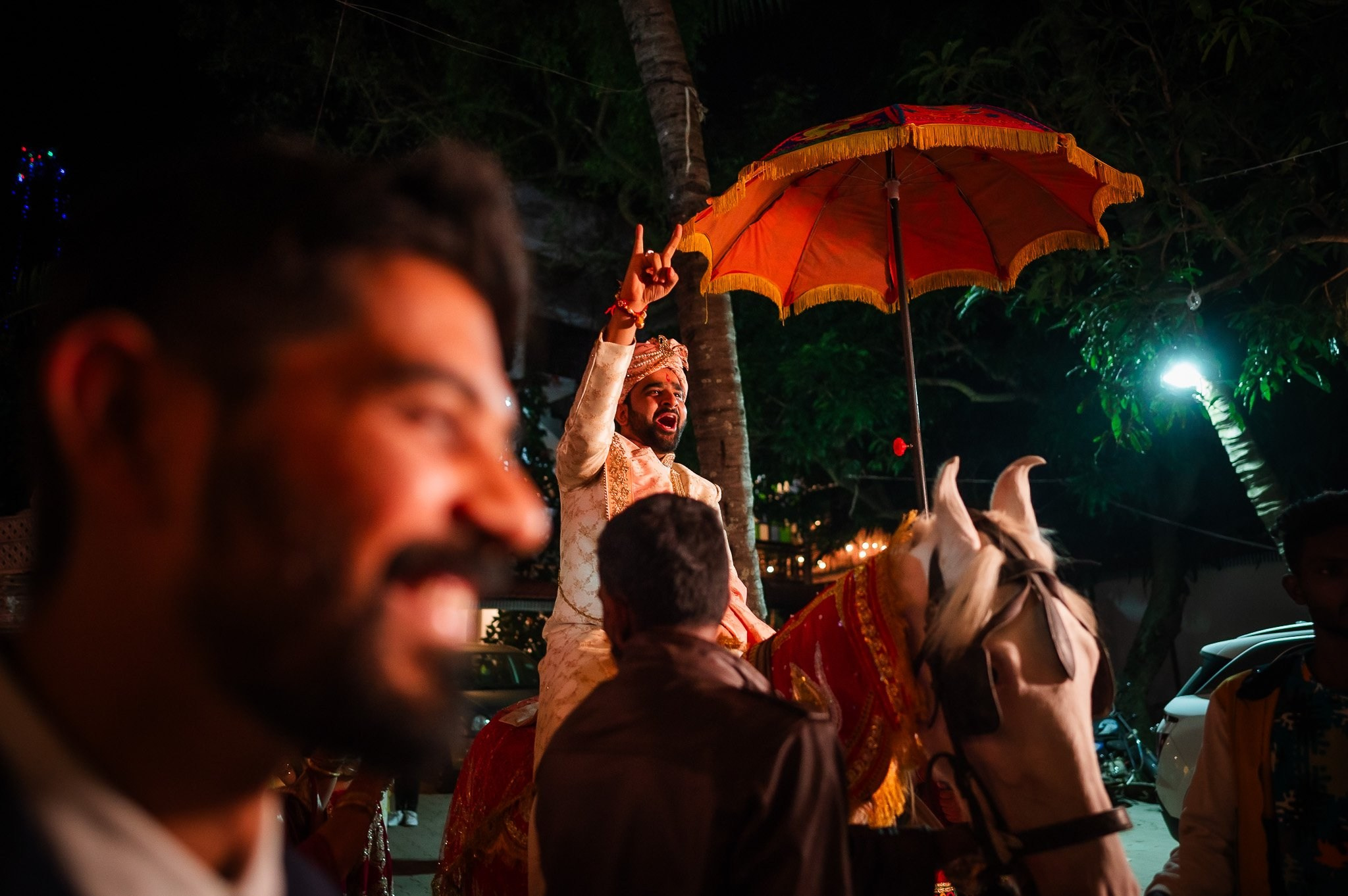Telugu + Punjabi Fusion Wedding at Le Roma Gardenia resort, Bangalore, India