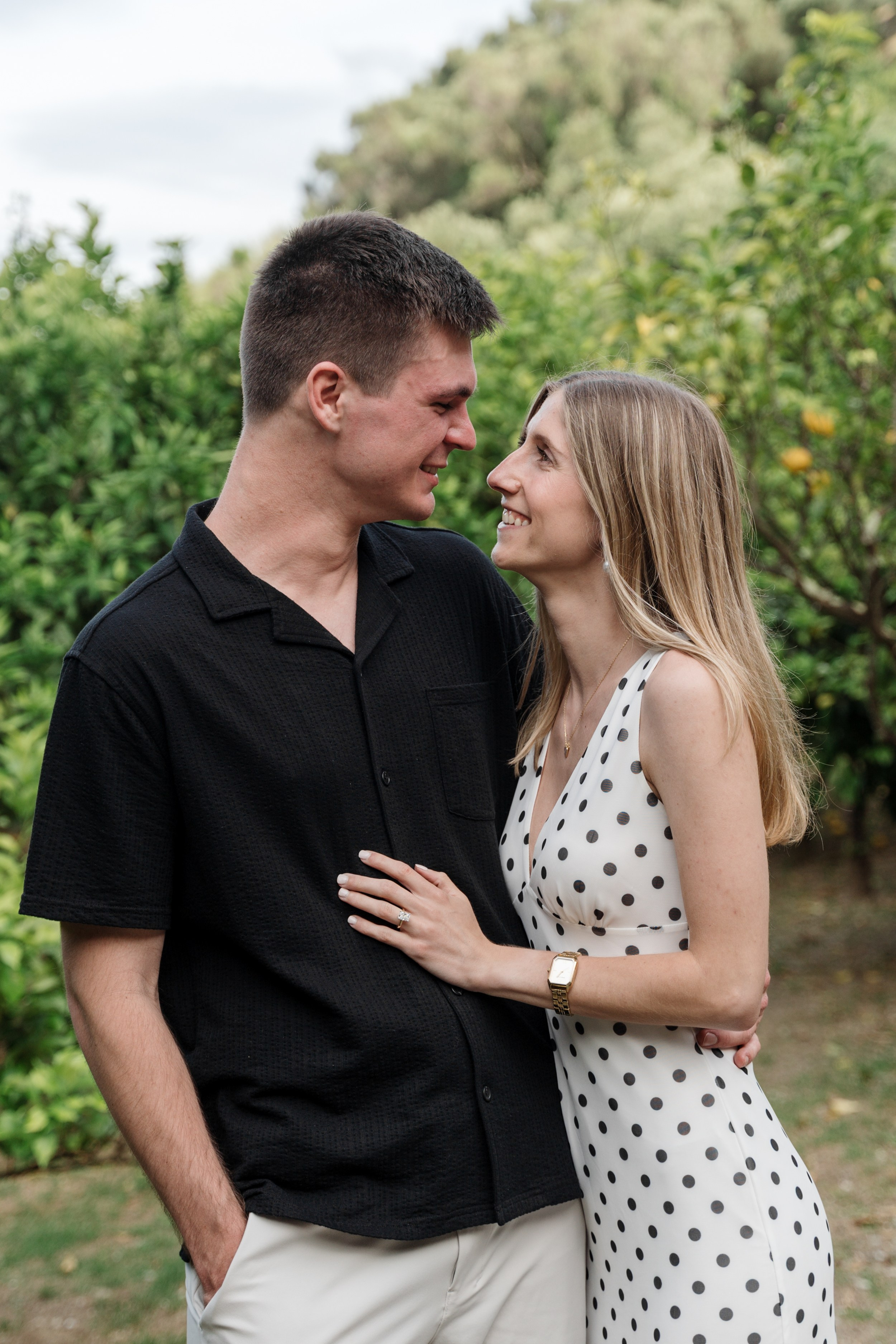 Secret Proposal at a Winery. Lake Como Proposal Photographer | Surprise Proposals & Engagements