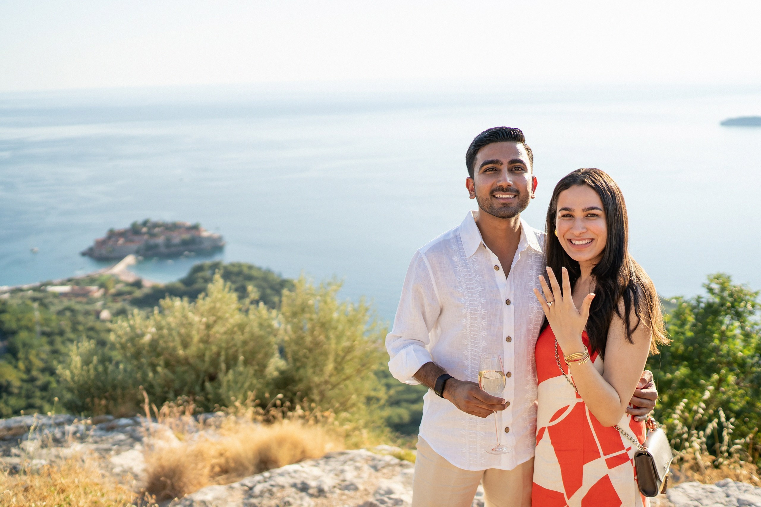 Сделайте предложение с невероятным видом в Черногории