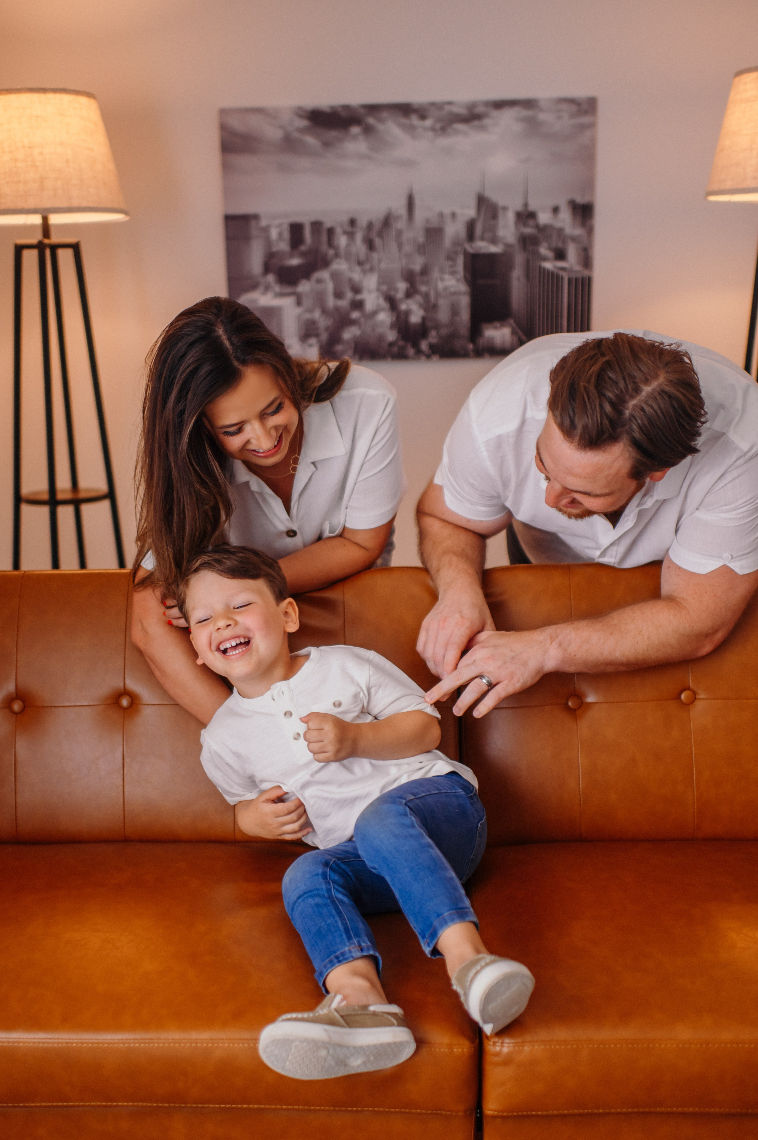 Amanda, Sam and Hayes. Wedding, maternity and family photographer in Charlotte Tasha Minn