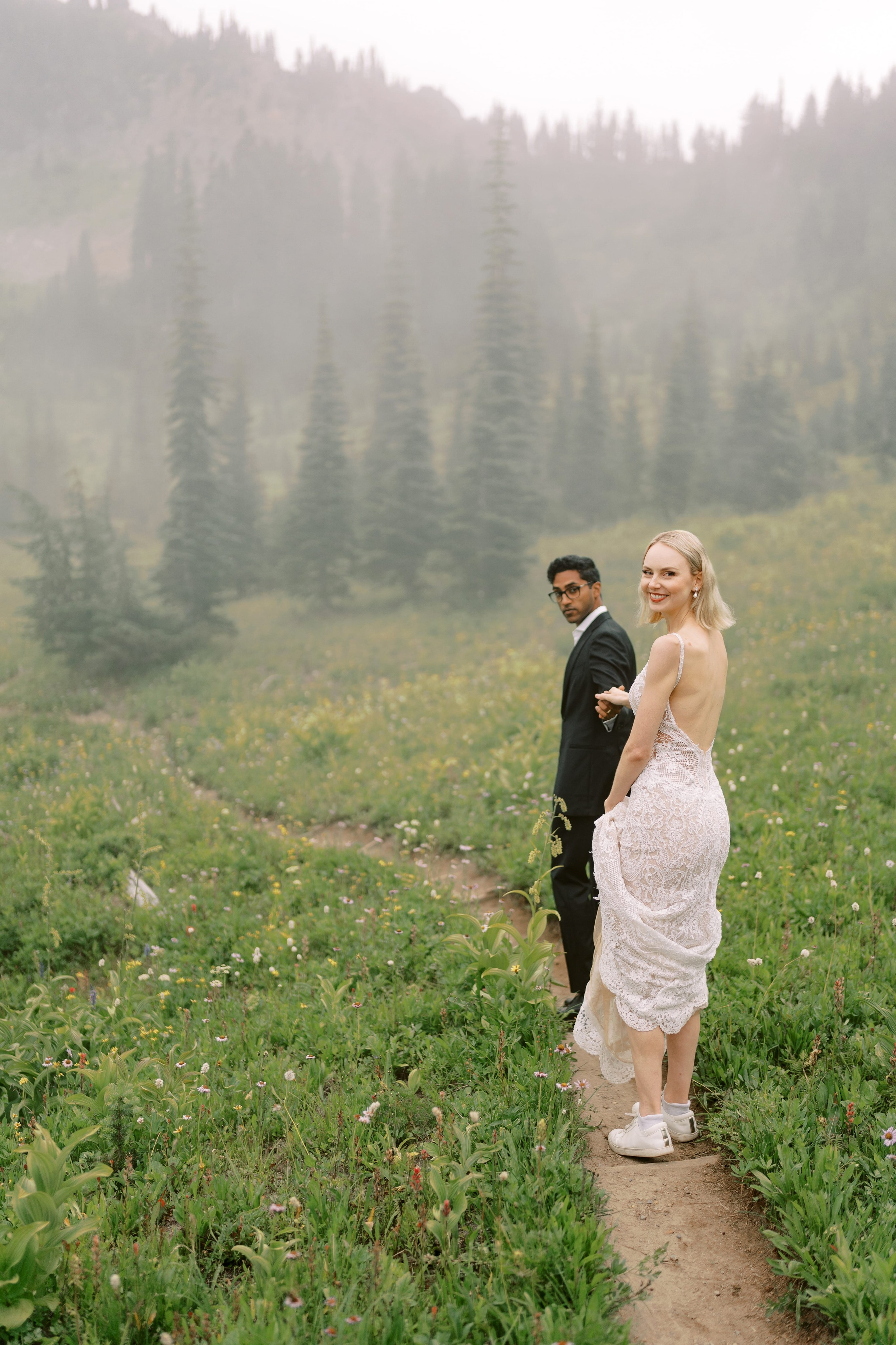 Rachel & Ryan Wedding photoshoot. August 2024. Little Tipsoo Lake, WA Day 2. EVAN ARISTOV WEDDING PHOTOGRAPHY — Seattle Wedding Photographer