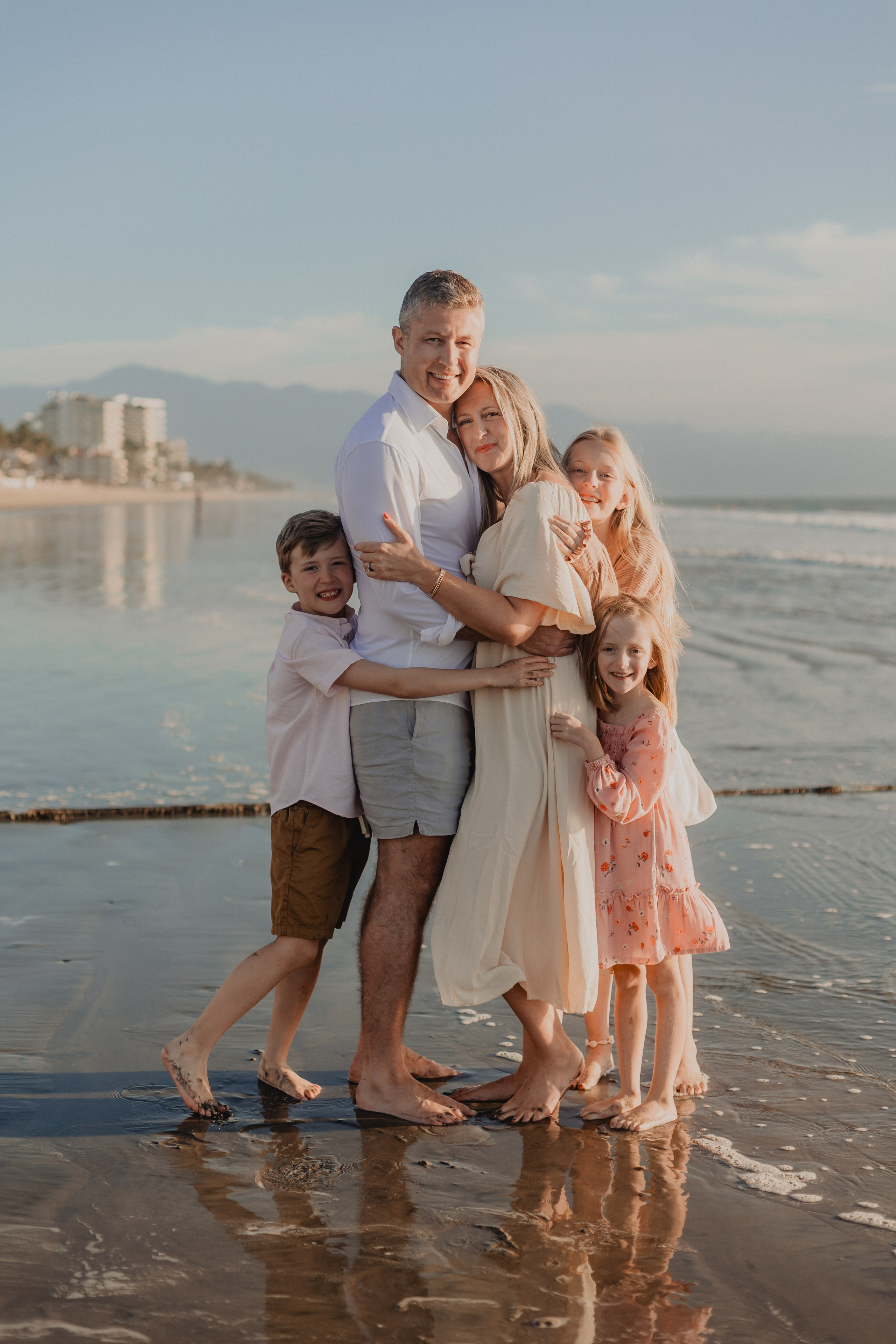 Laughter, Sand, and Sea: A Family Session in Nuevo Vallarta