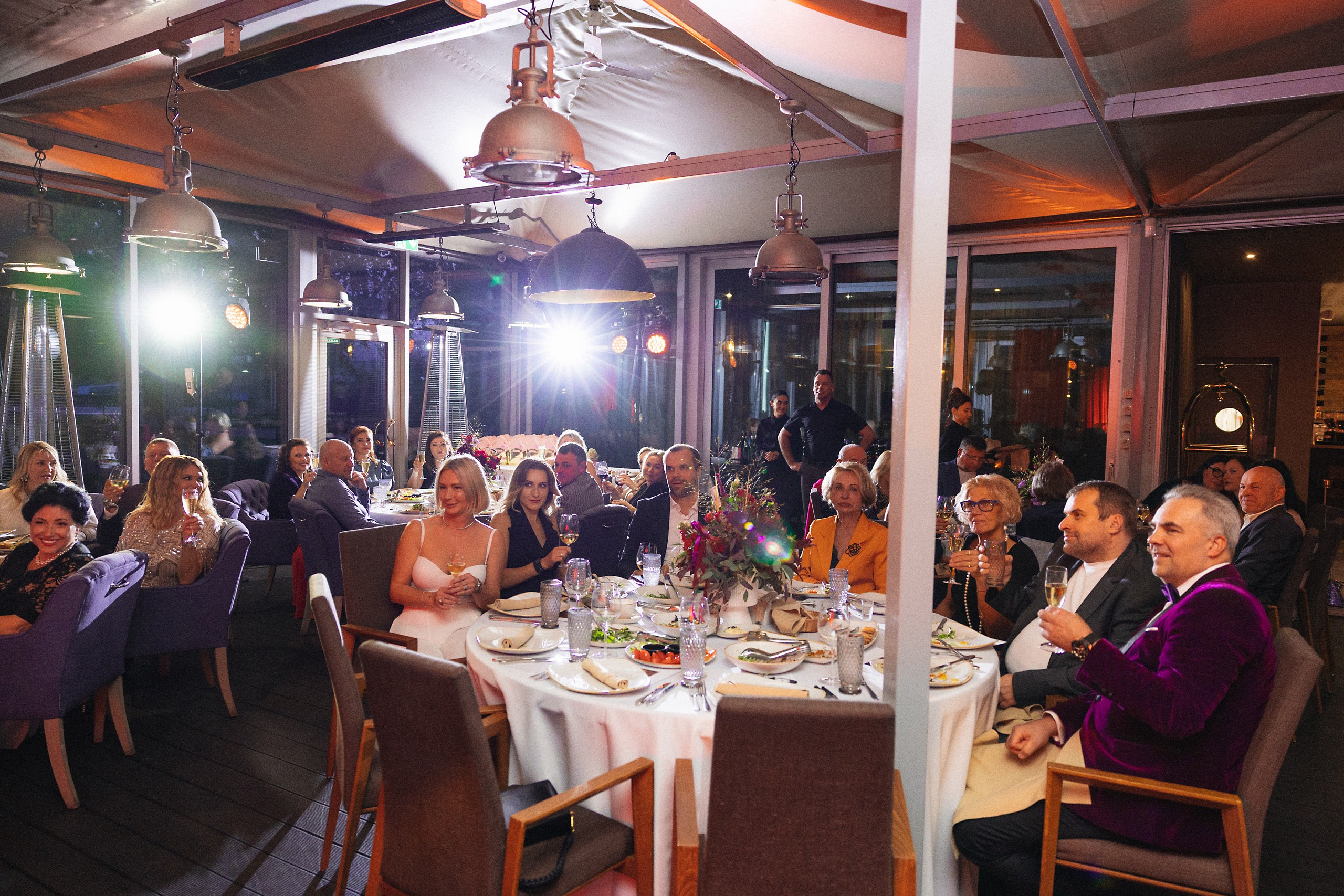 Grand Budapest Hotel Style Anniversary Party in Riga — Elegant Anniversary Photos & Video. Evgeny Timofeyev | Wedding & Content photographer and videographer