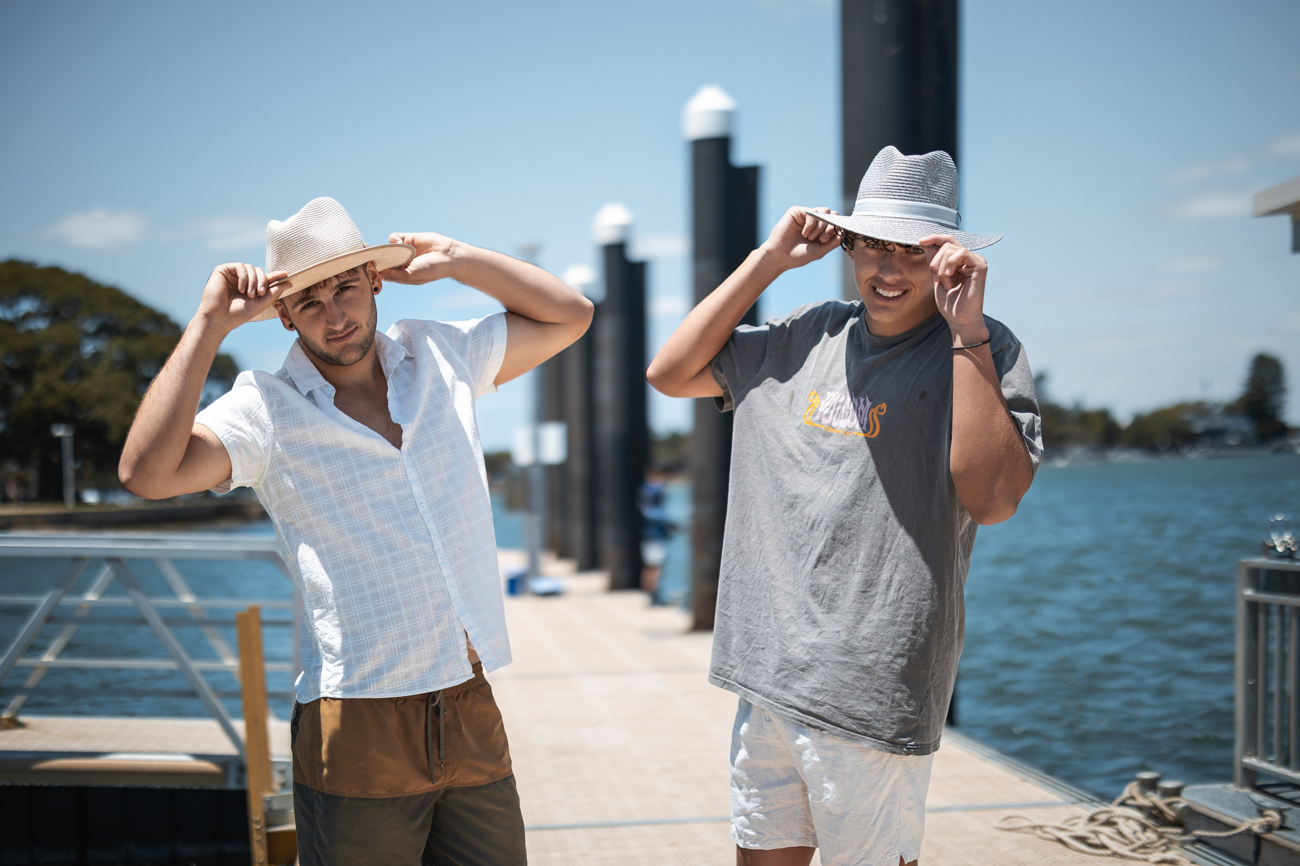 Green Duck Society — House Boats Mandura (Hats photoshoot)