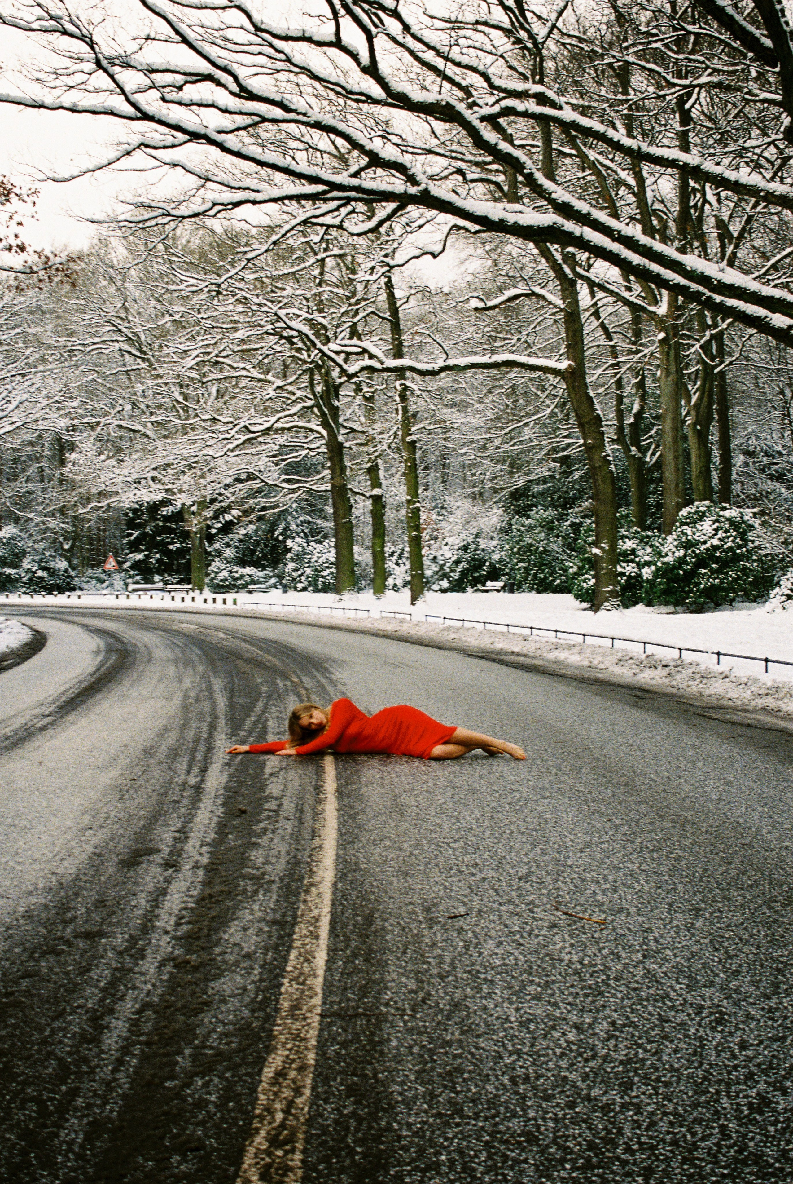 Red in the Snow. Alina Romanova | Creative & Fashion Photographer Hamburg
