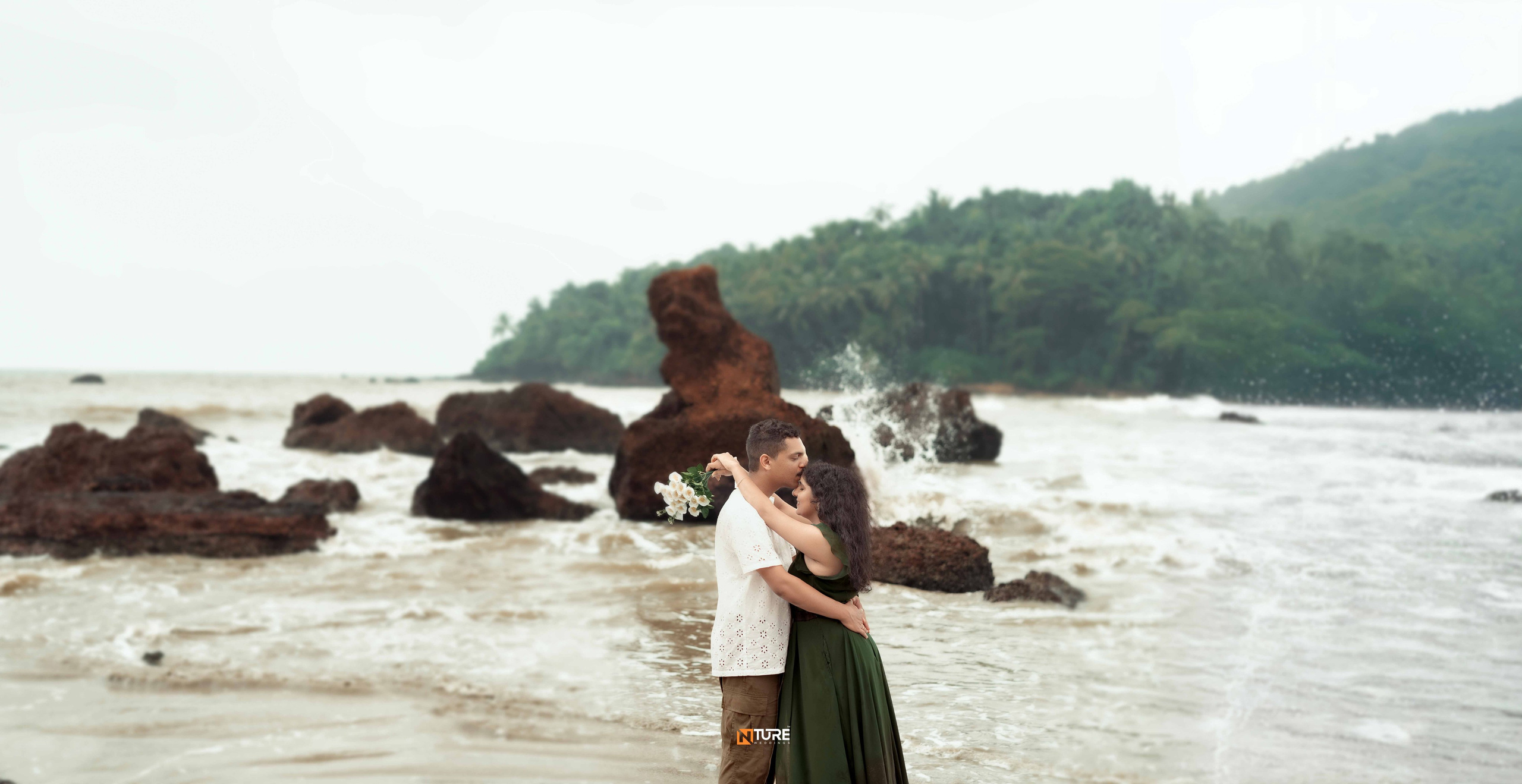 AKSHAY & ANAGHA SAVE THE DATE. NTURE WEDDING