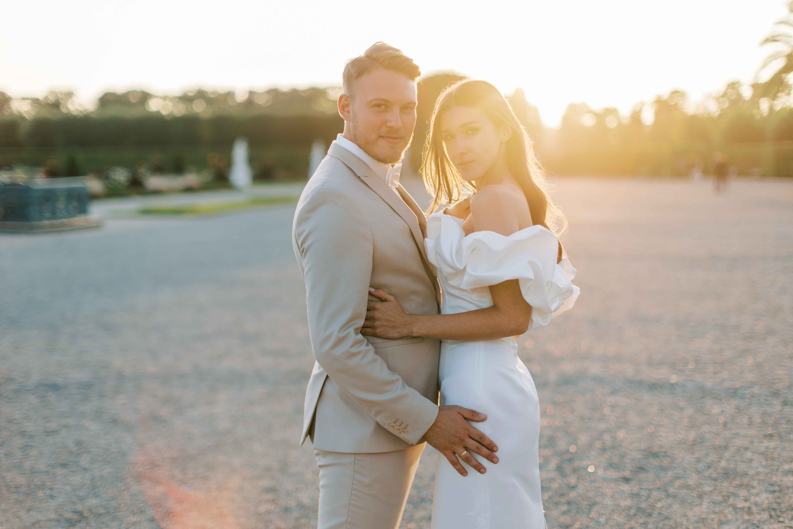 After Wedding Shoot at Sunset