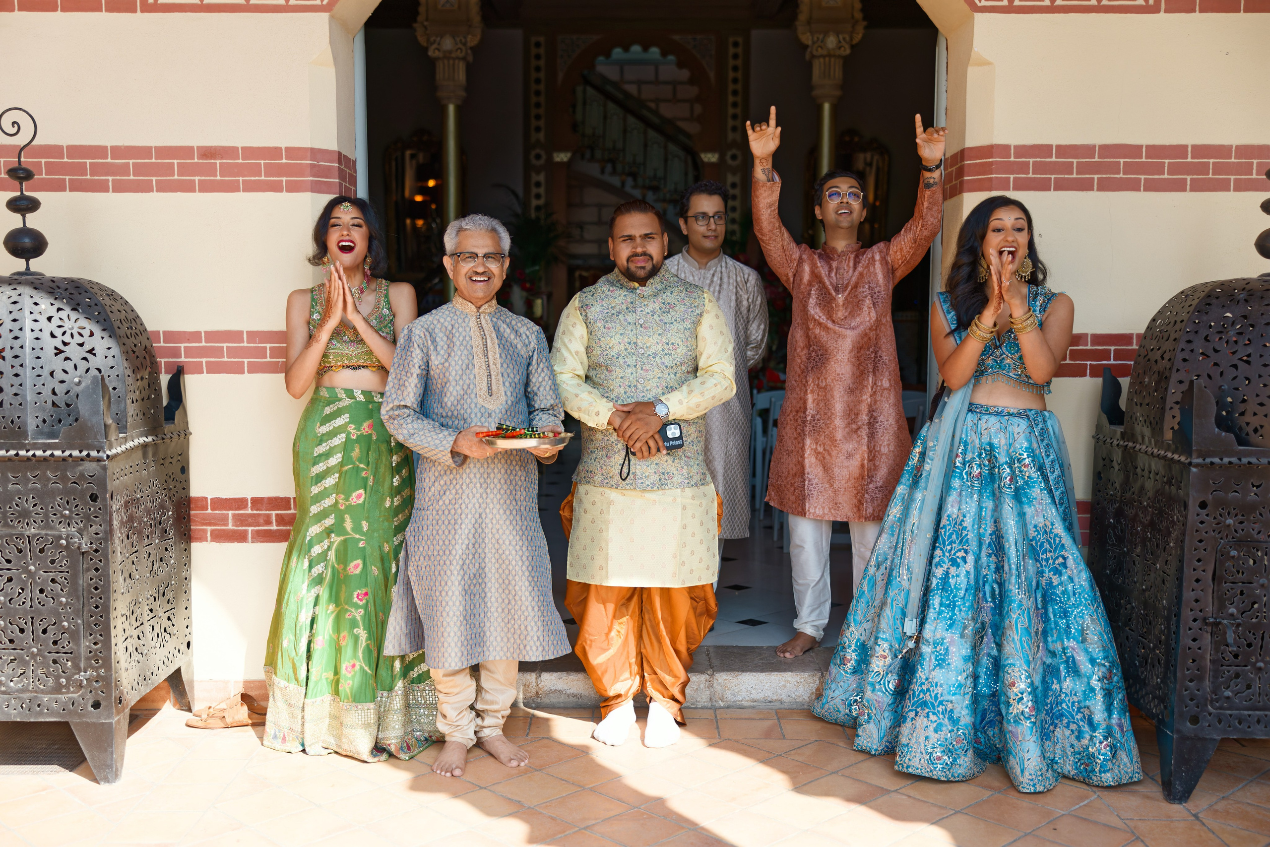 Indian wedding at Gran Villa Rosa, Barcelona
