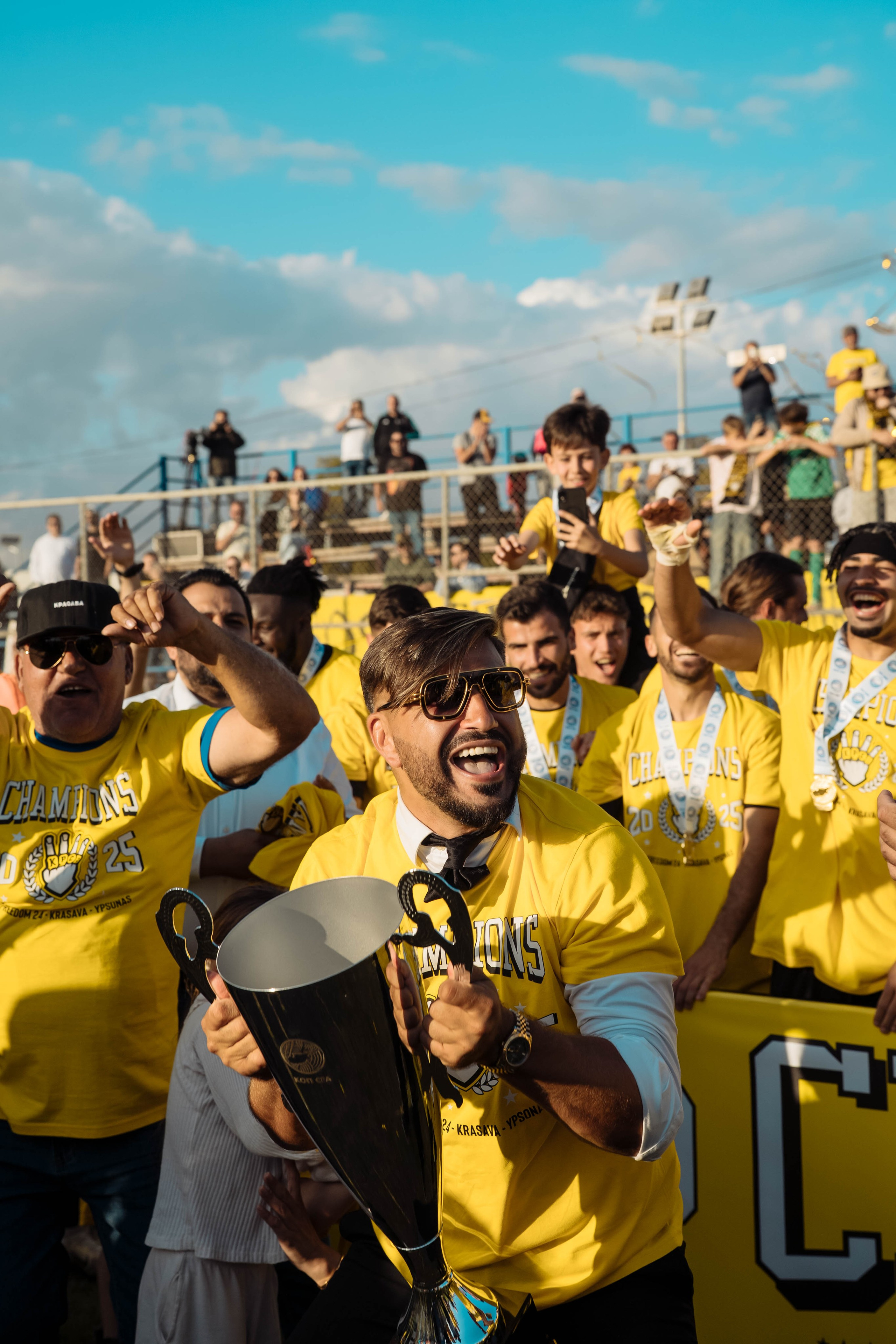 Football. Photographer in Cyprus