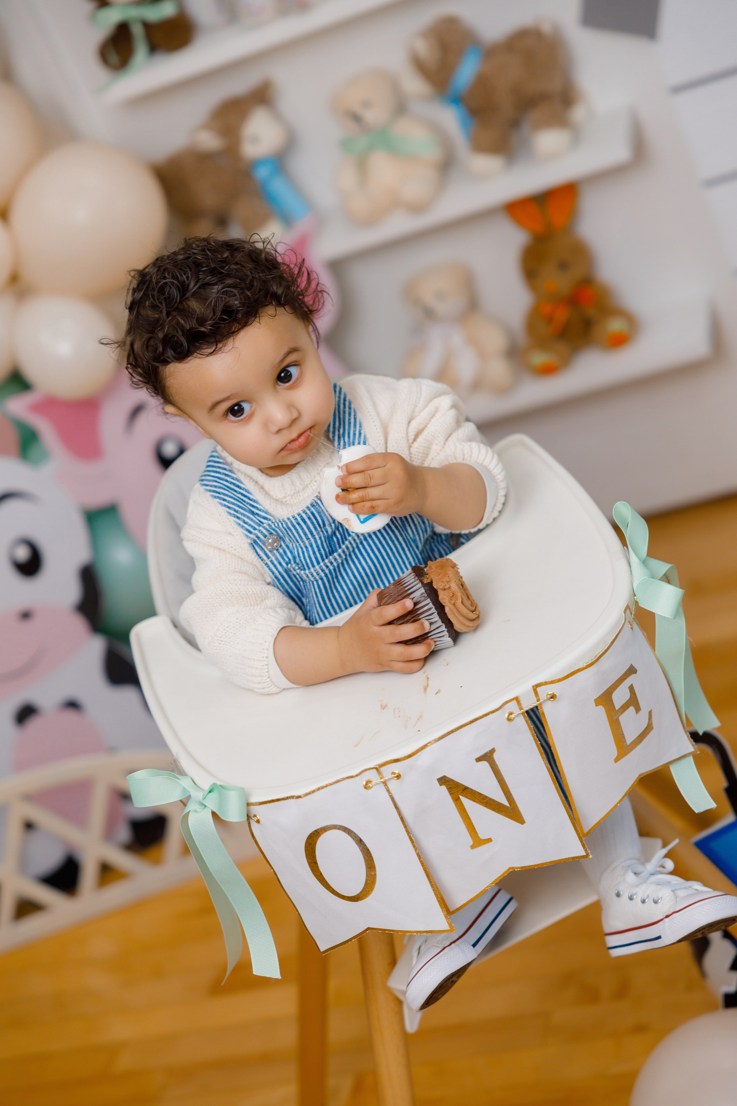 Fateh’s 1st birthday. Home