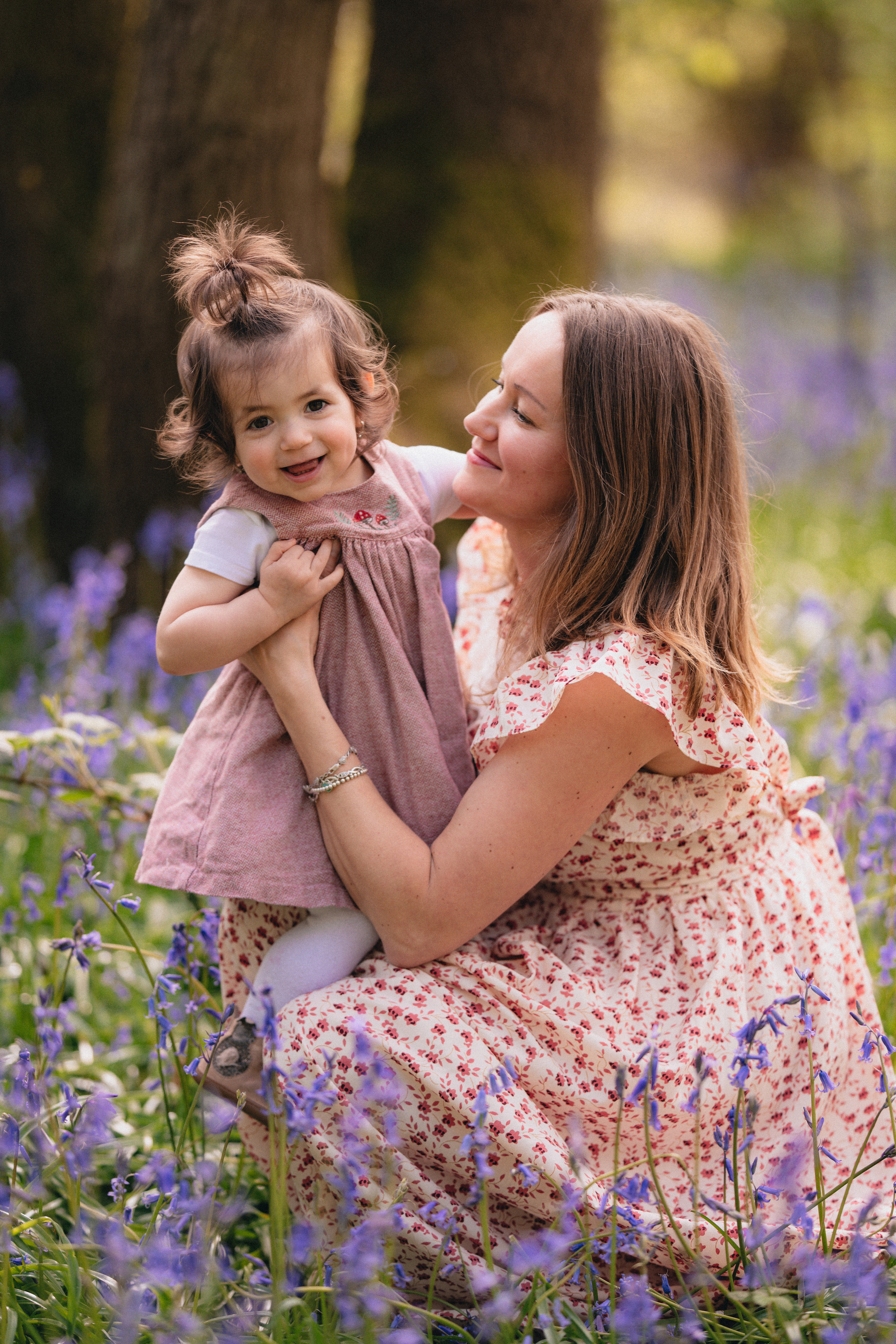 Family Bluebell sessions. Tania Gandrabur, photographer in West Midlands, England