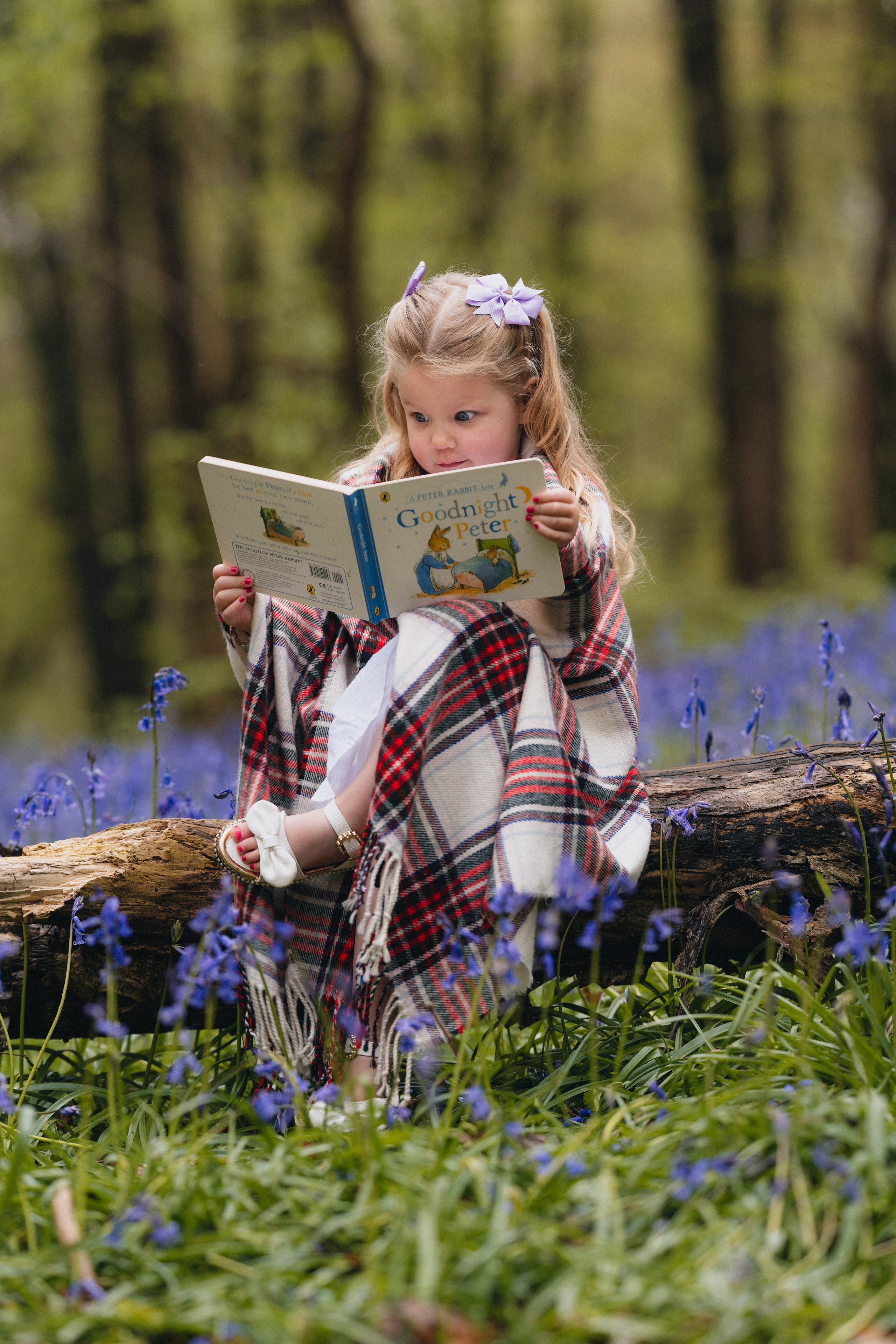 Family Bluebell sessions. Tania Gandrabur, photographer in West Midlands, England