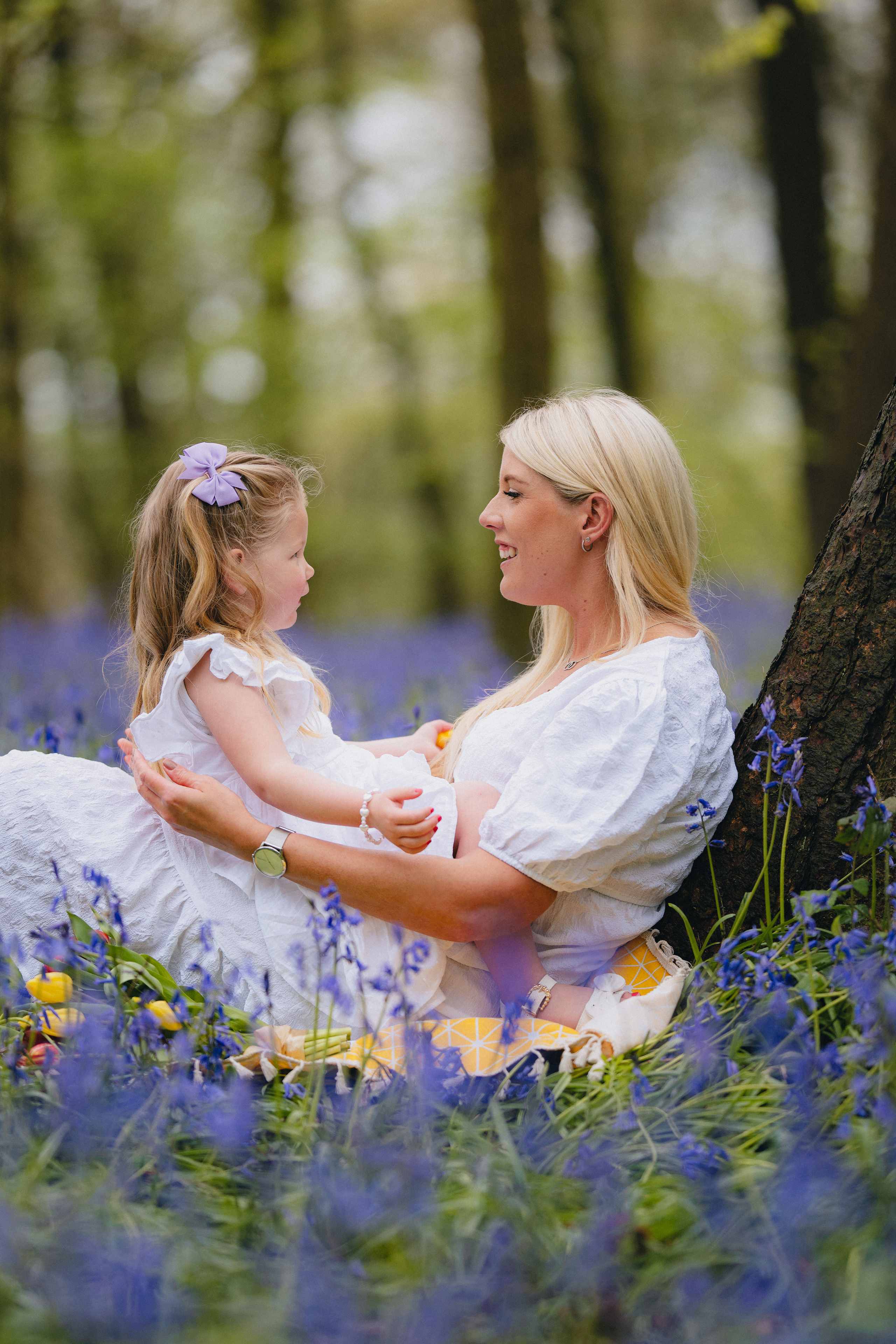 Family Bluebell sessions. Tania Gandrabur, photographer in West Midlands, England