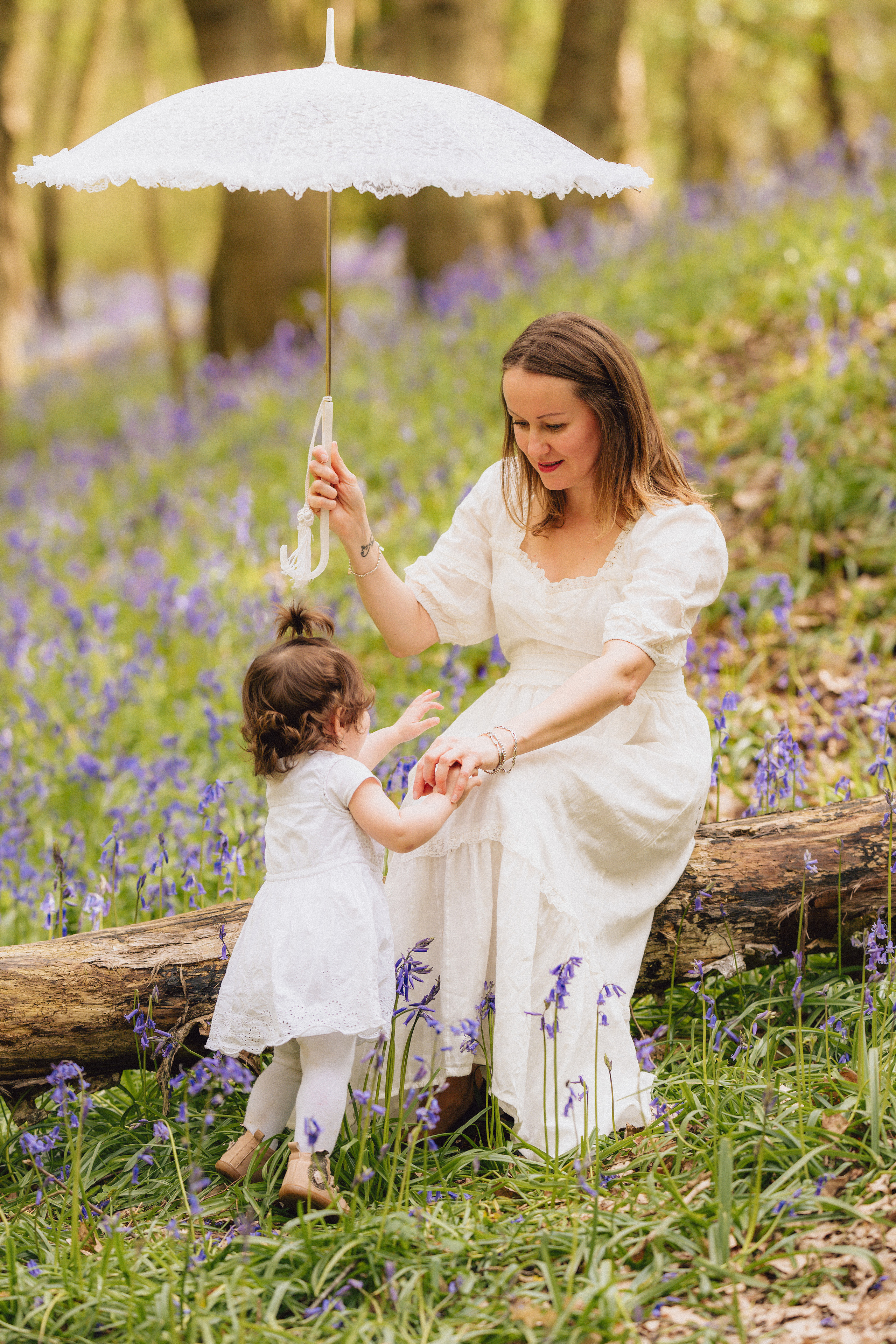 Family Bluebell sessions. Tania Gandrabur, photographer in West Midlands, England