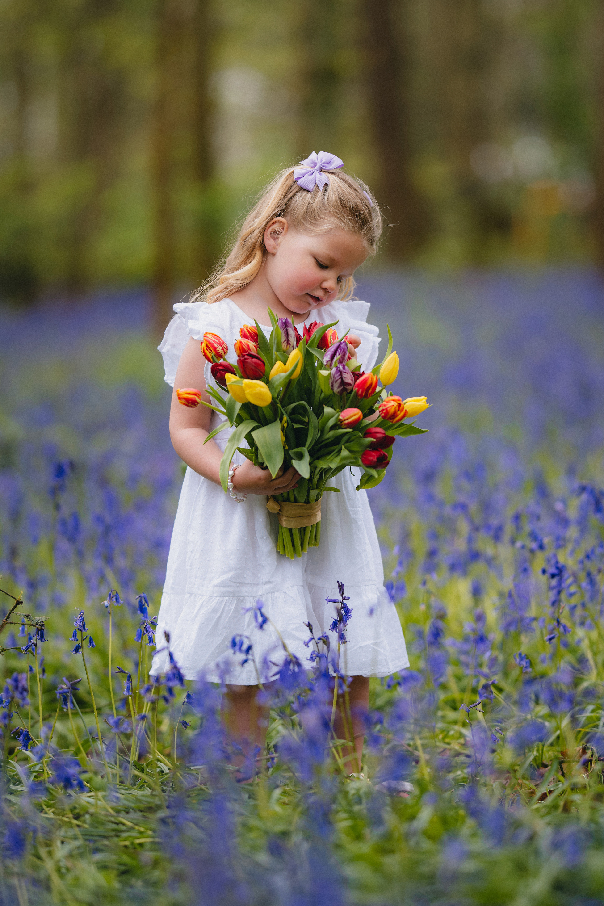 Family Bluebell sessions. Tania Gandrabur, photographer in West Midlands, England