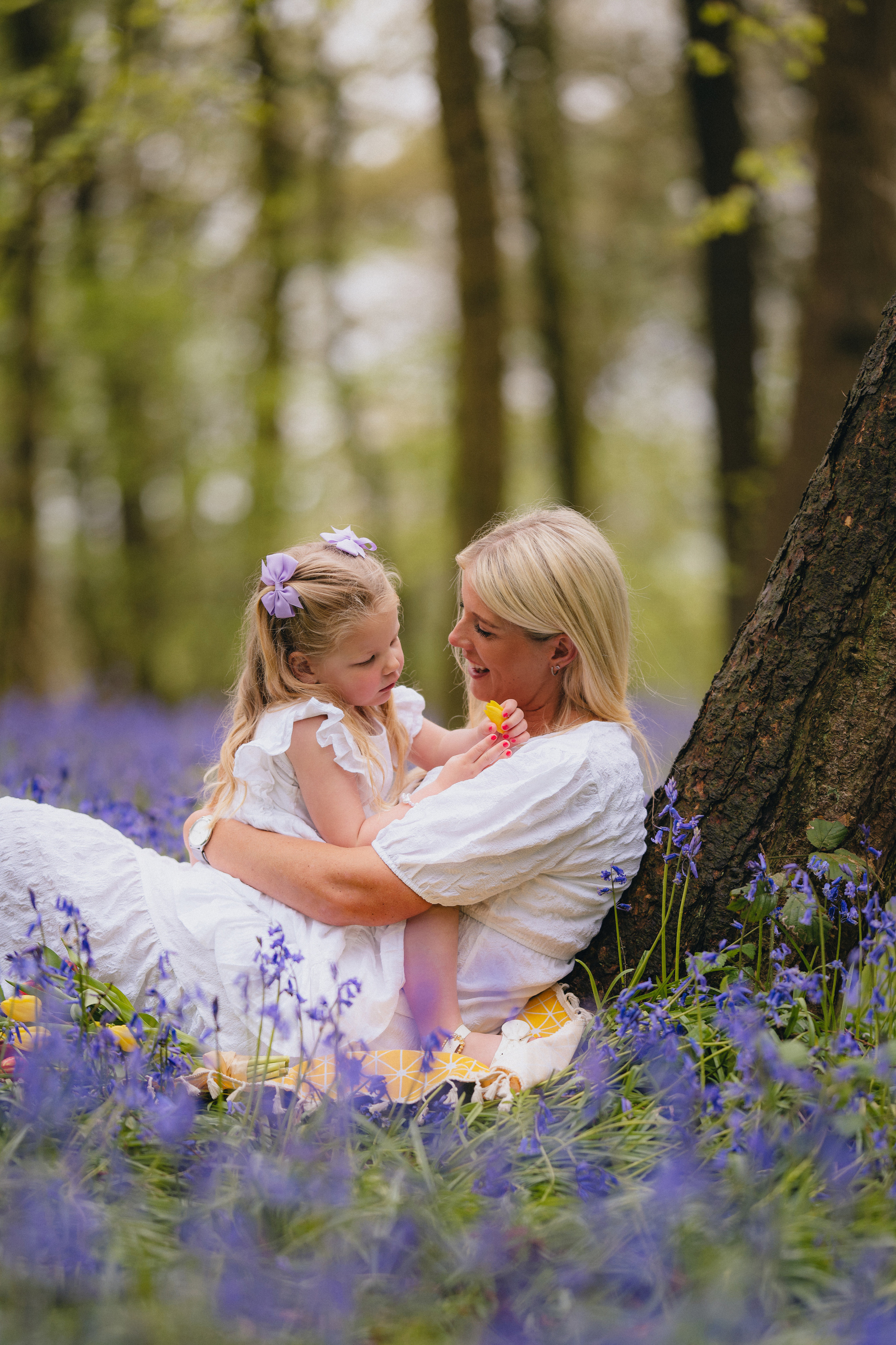 Family Bluebell sessions. Tania Gandrabur, photographer in West Midlands, England
