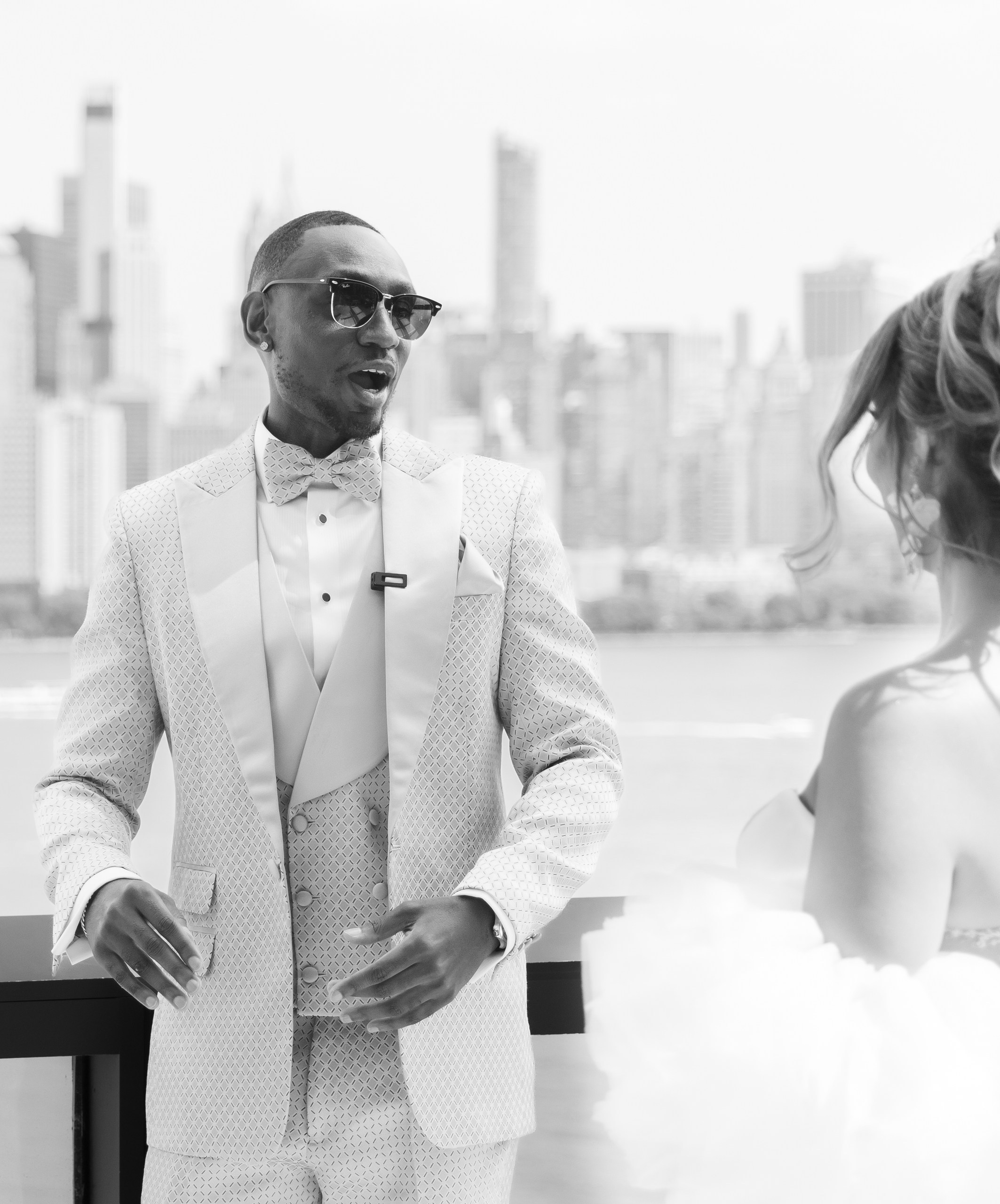 Briana & Kefim, Maritime Pars, Jersey City, NJ. Wedding Photo & Video