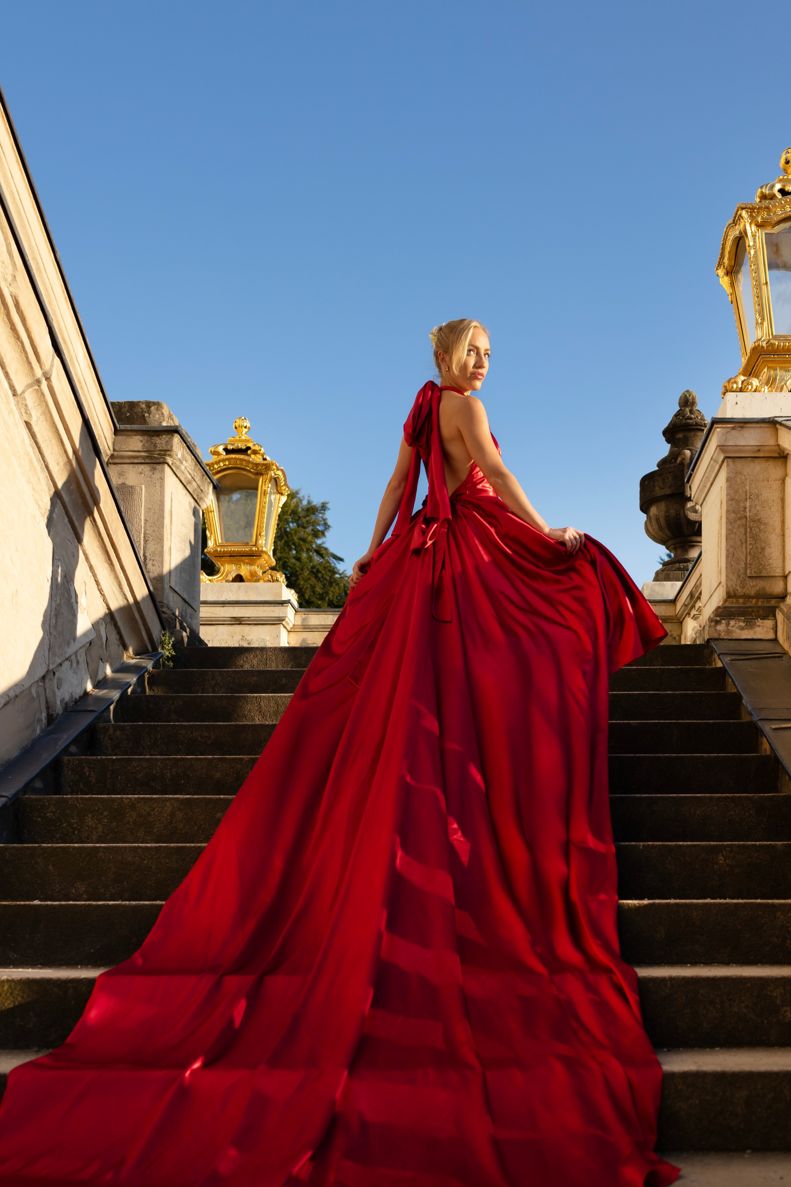 Long dresses shooting. Photographer in Munich