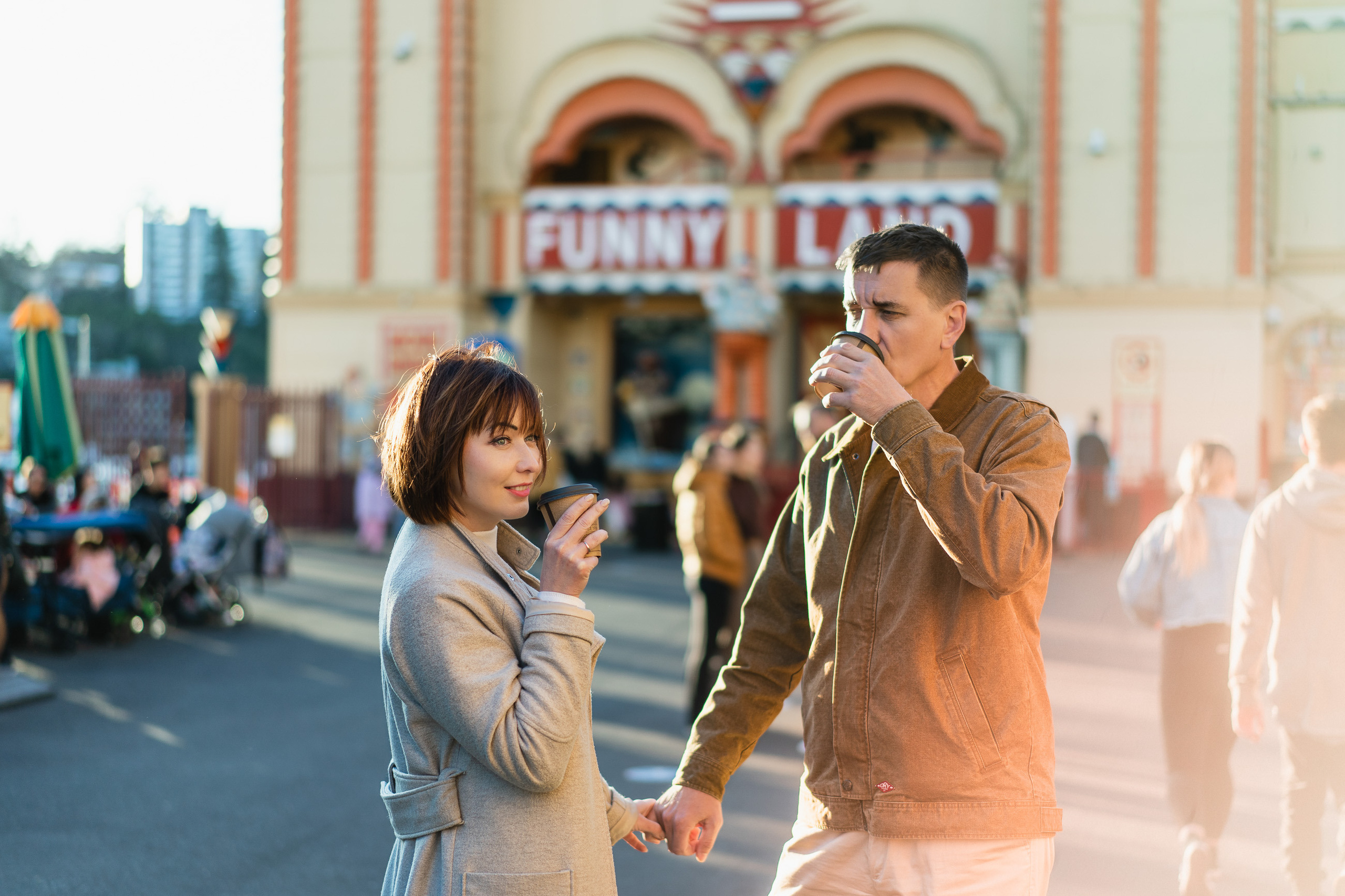 10th Wedding Anniversary Photoshoot Sydney Luna Park