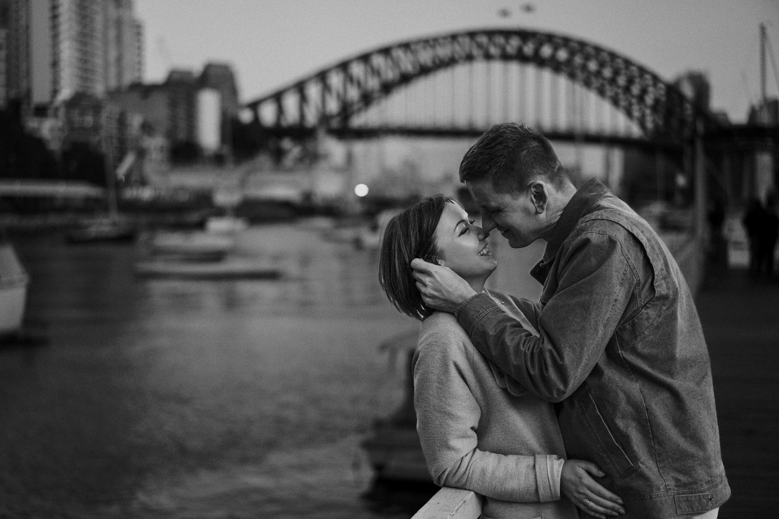 10th Wedding Anniversary Photoshoot Sydney Harbour Bridge