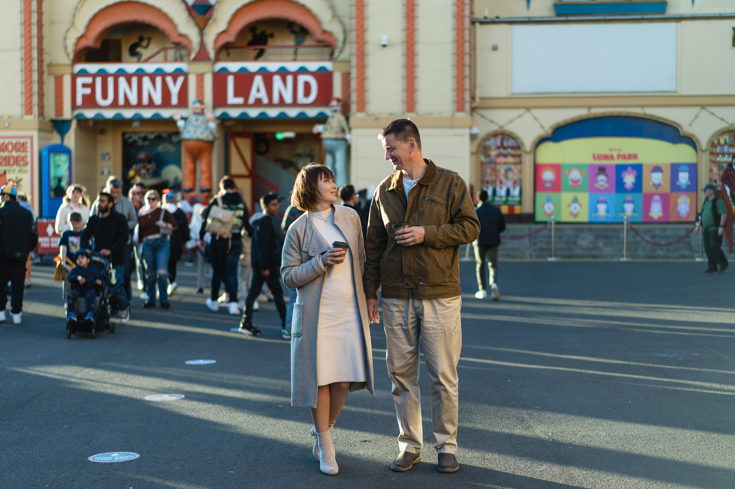 10th Wedding Anniversary Photoshoot Sydney Luna Park