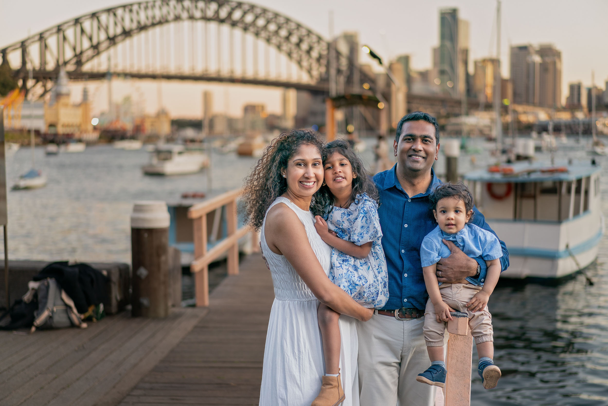 Family and Kids Photography in Sydney, Harbour Bridge photoshoot