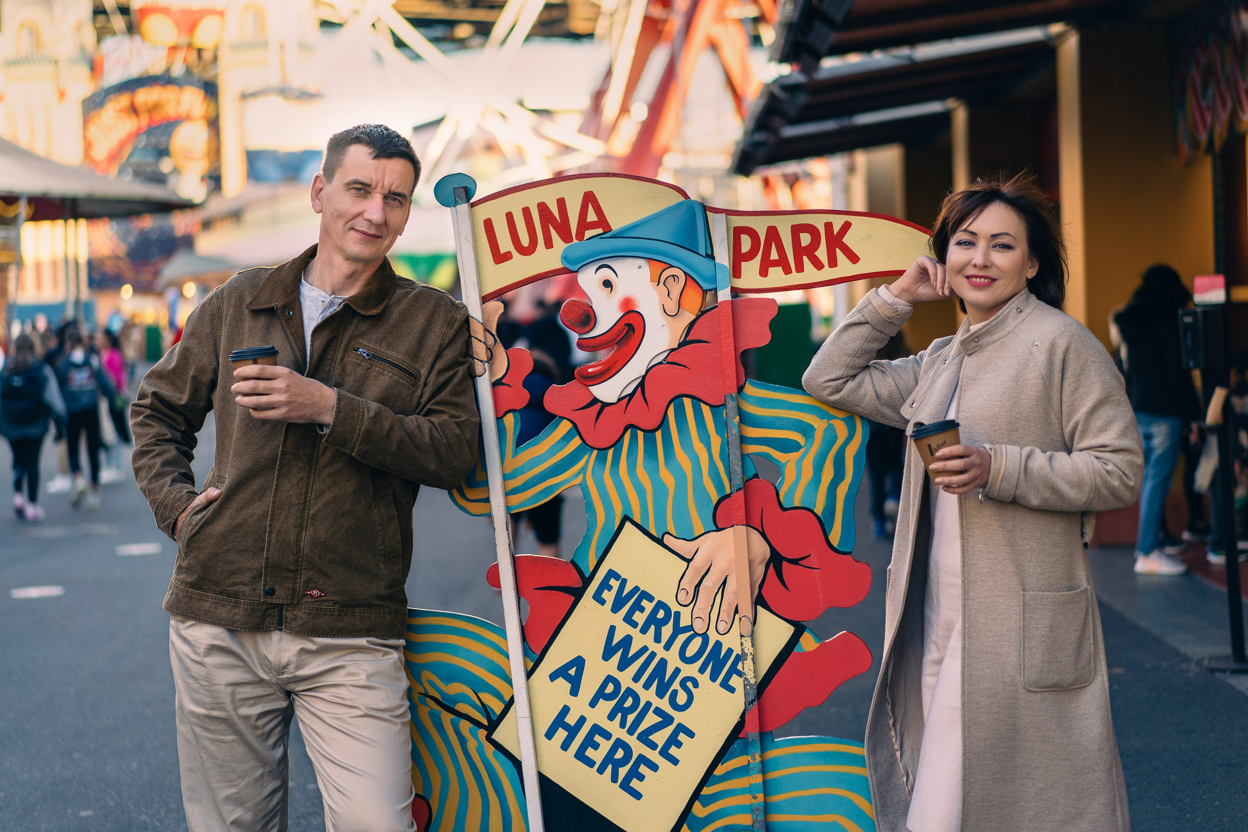 10th Wedding Anniversary Photoshoot Sydney Luna Park