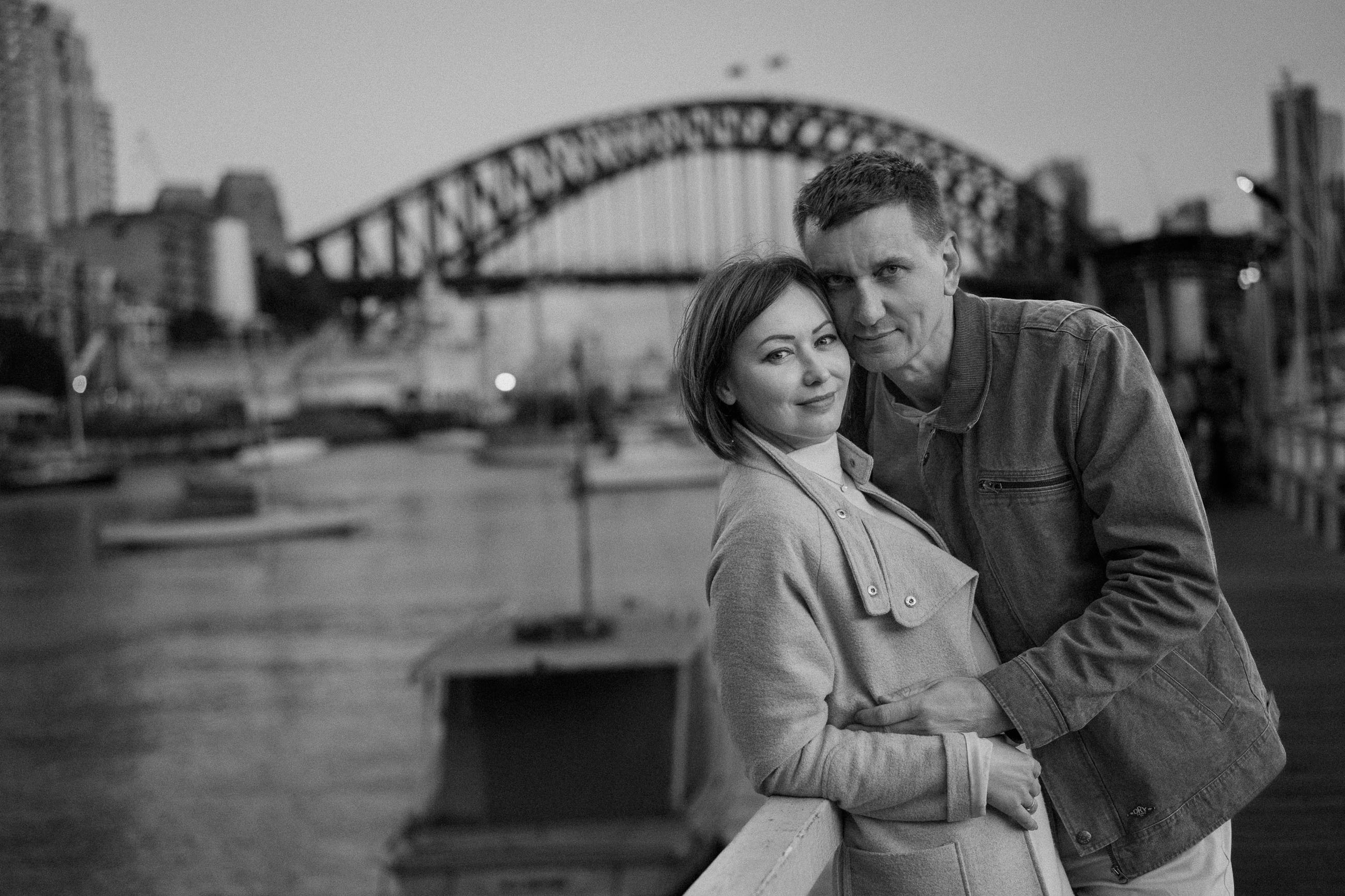 10th Wedding Anniversary Photoshoot Sydney Harbour Bridge