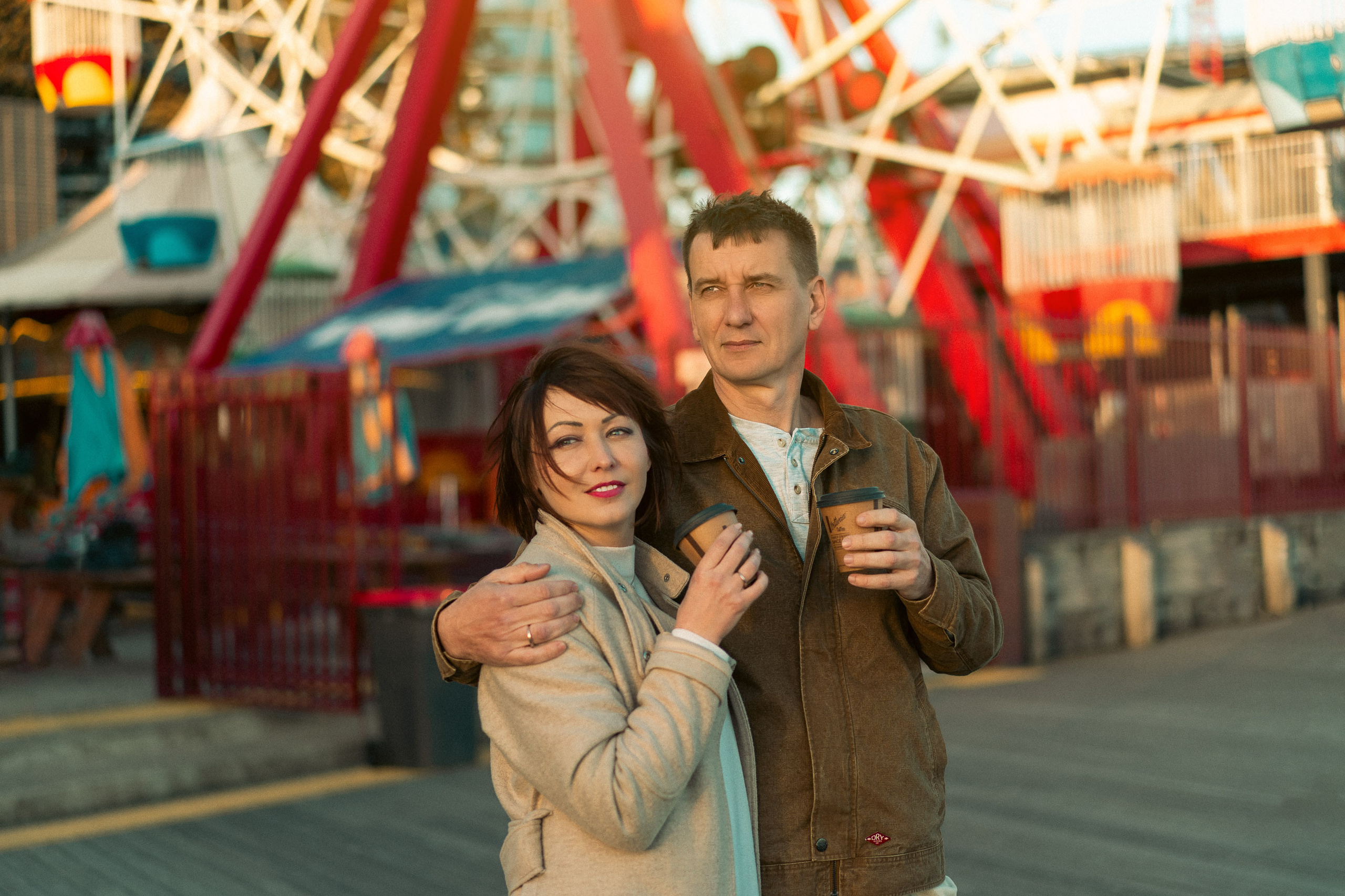 10th Wedding Anniversary Photoshoot Sydney Luna Park