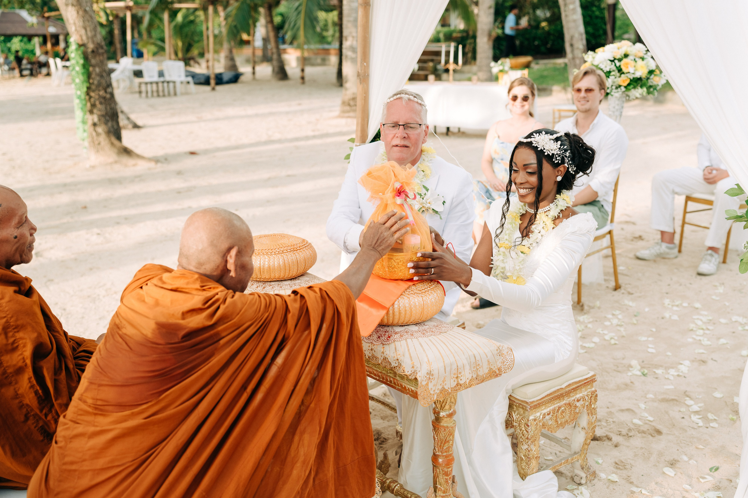 Photo. Буддийская свадебная церемония на Самуи, Таиланд