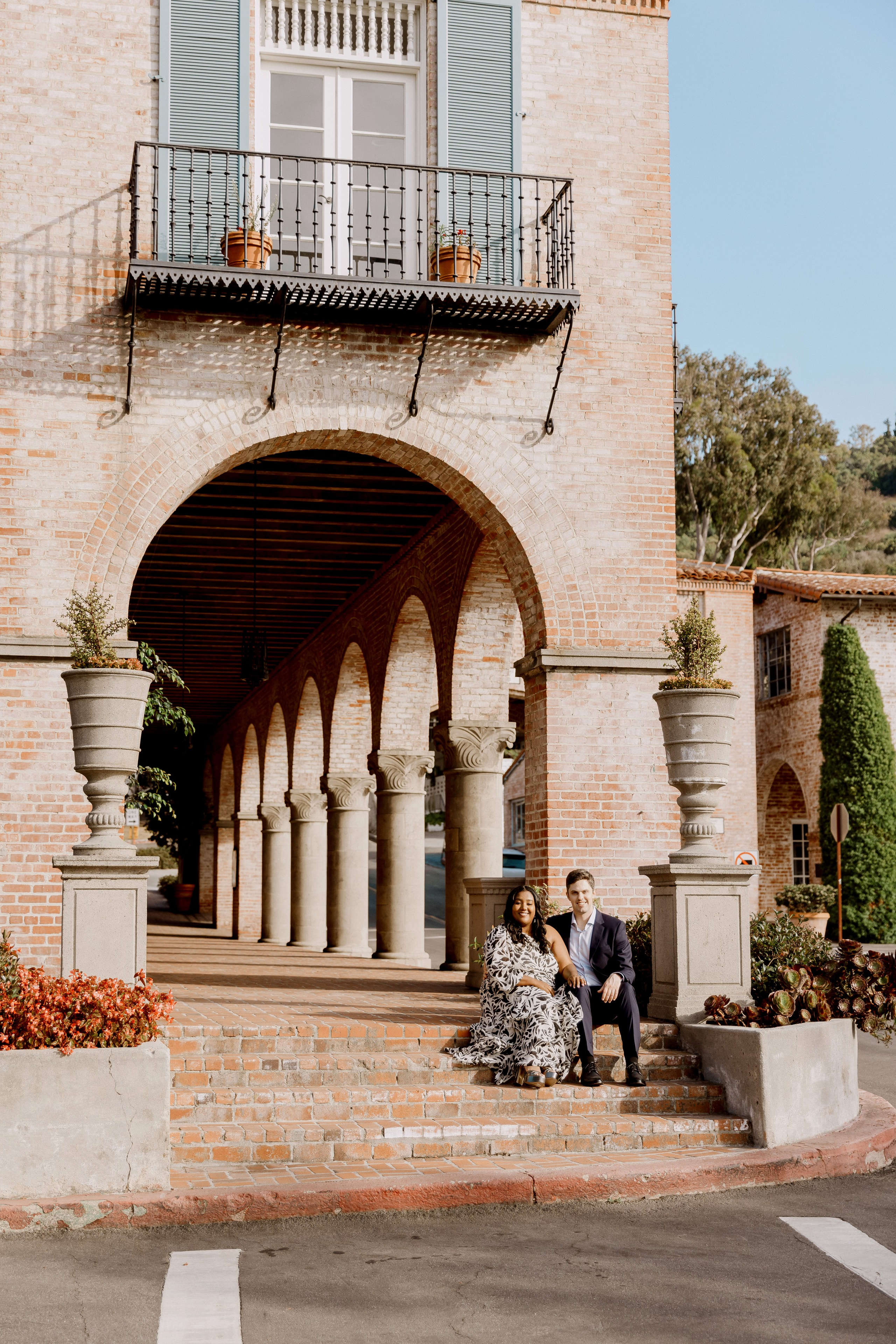 Engagement Session at Palos Verdes Malaga Cove | Taya Frank. Southern California Family and Couple Photographer
