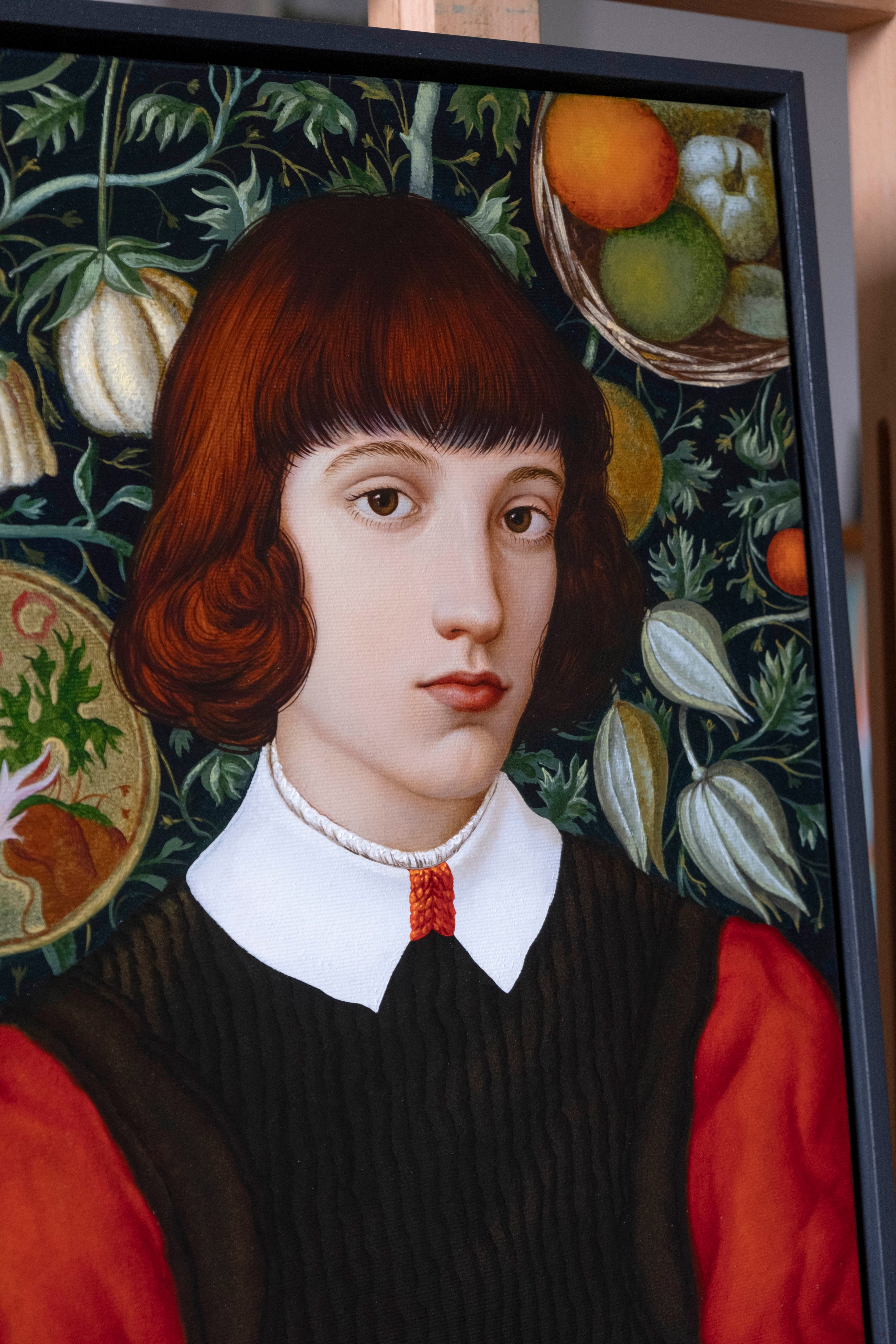 Portrait with Red Sleeves. ELEN BEZHEN