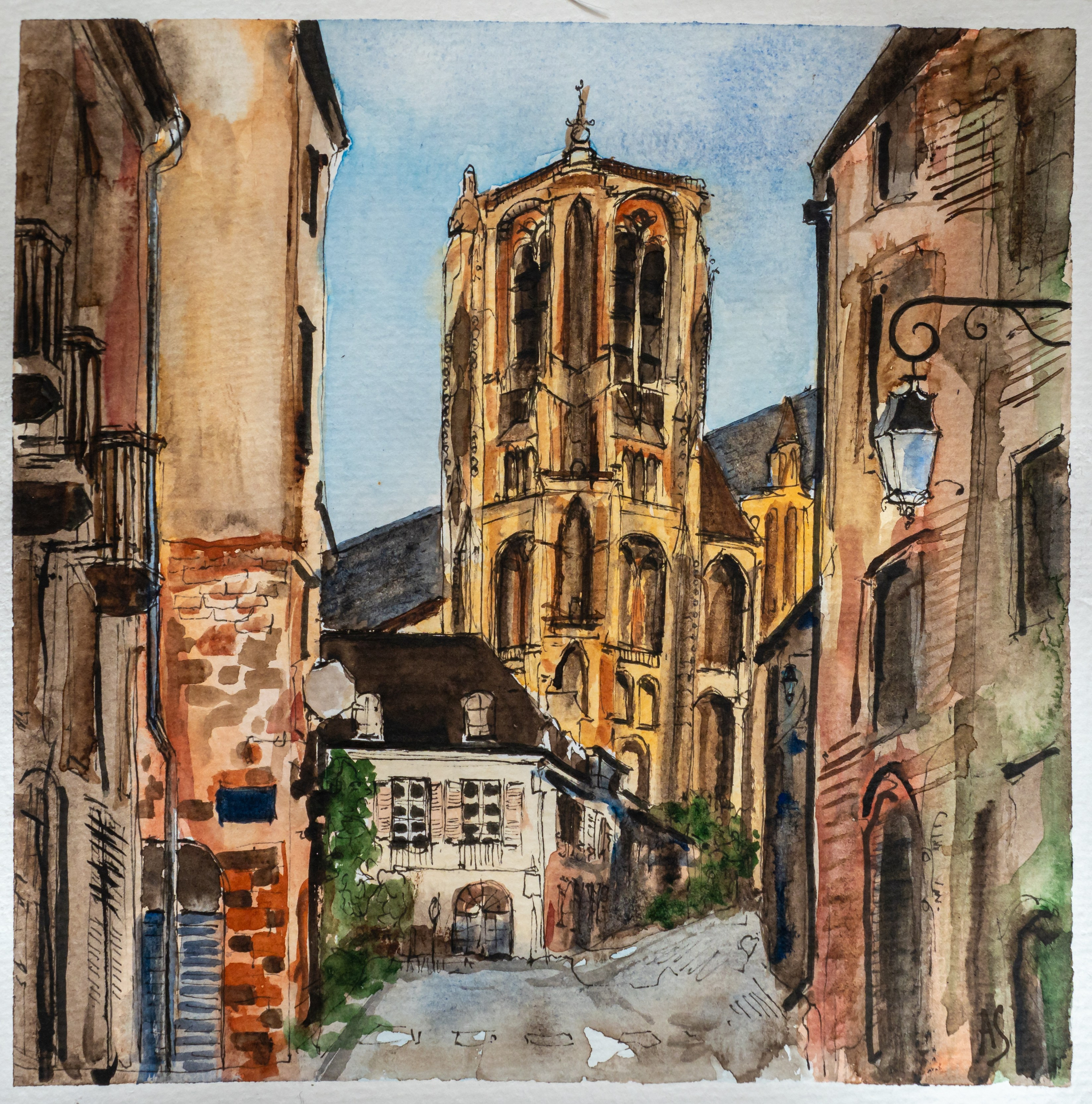 Urban views. Angelina Sorokopud. Artist in Strasbourg