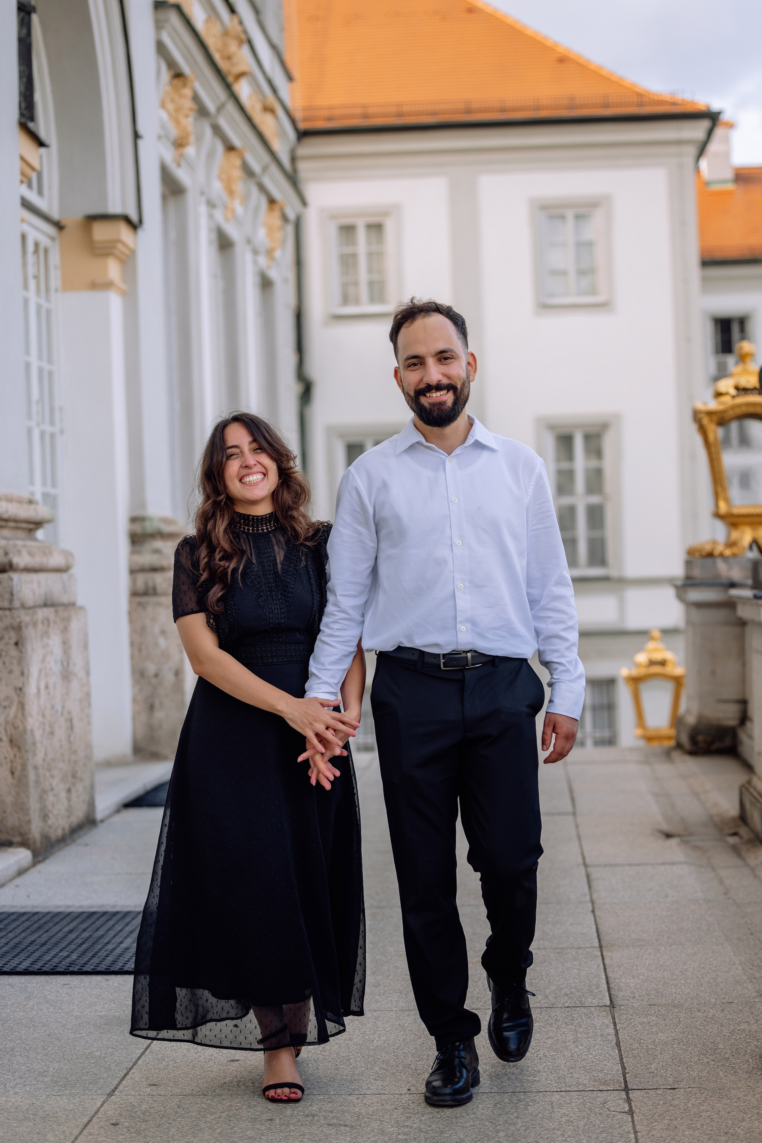 Antrag am Schloss Nymphenburg. Hochzeitsfotograf München Taufe Familienfotograf Tanja Mauke