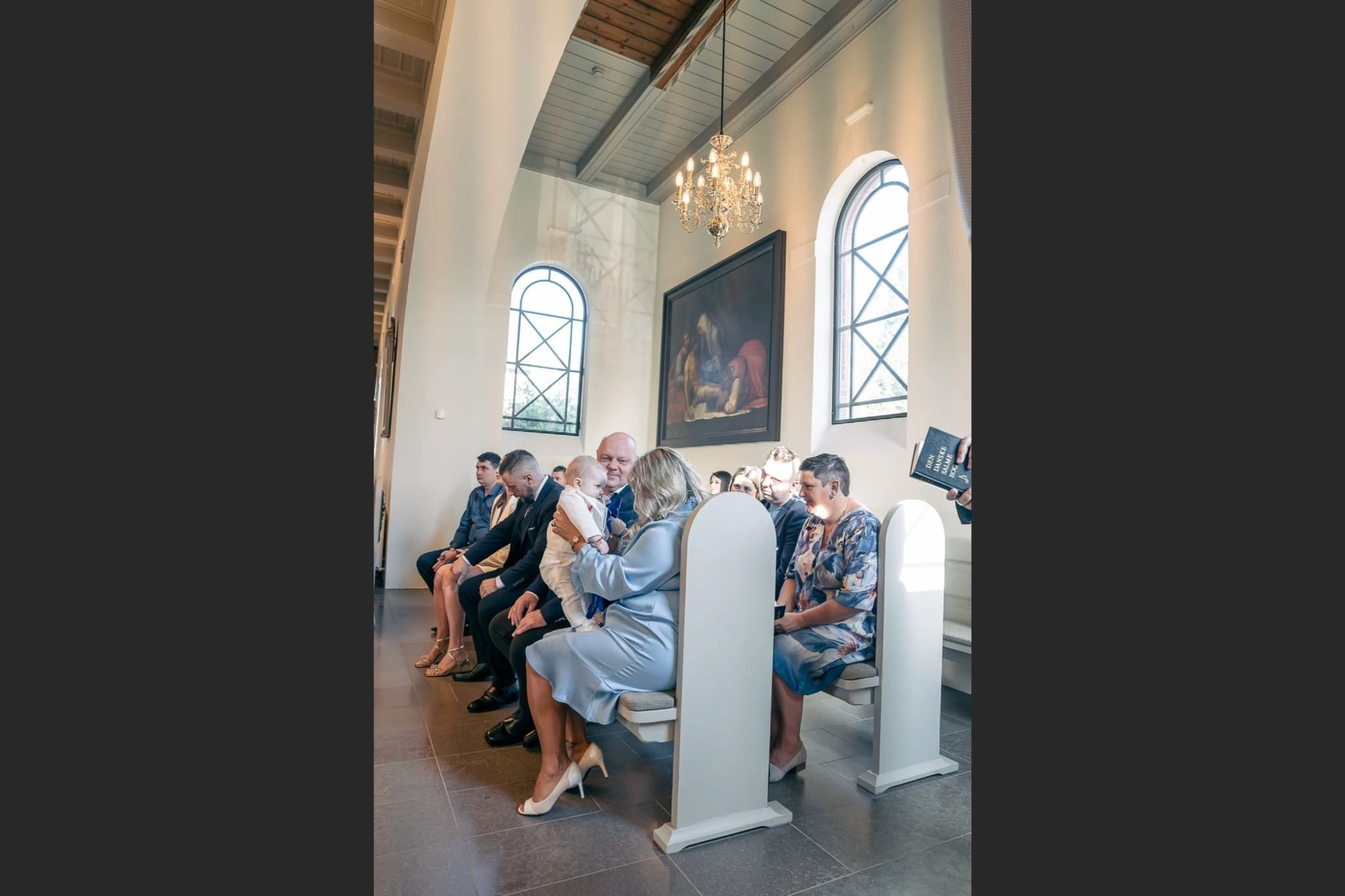 Milas' baptism — Tarm Church. AlexEvents | Wedding and Baptism Photographer & Videographer in Denmark and Germany