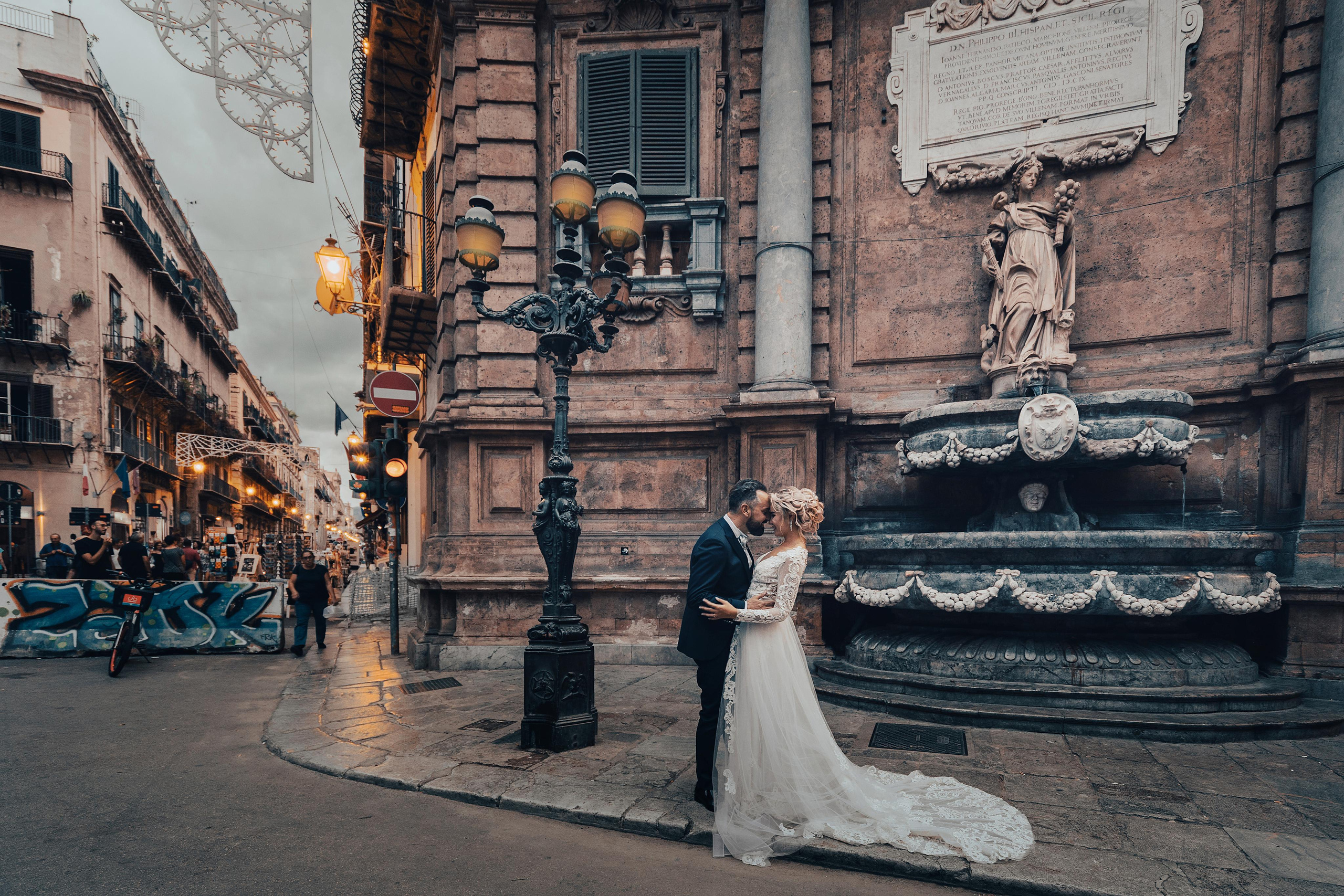 Giuseppe & Olesya. Фотограф на Сицилии Гвидо Каналелла