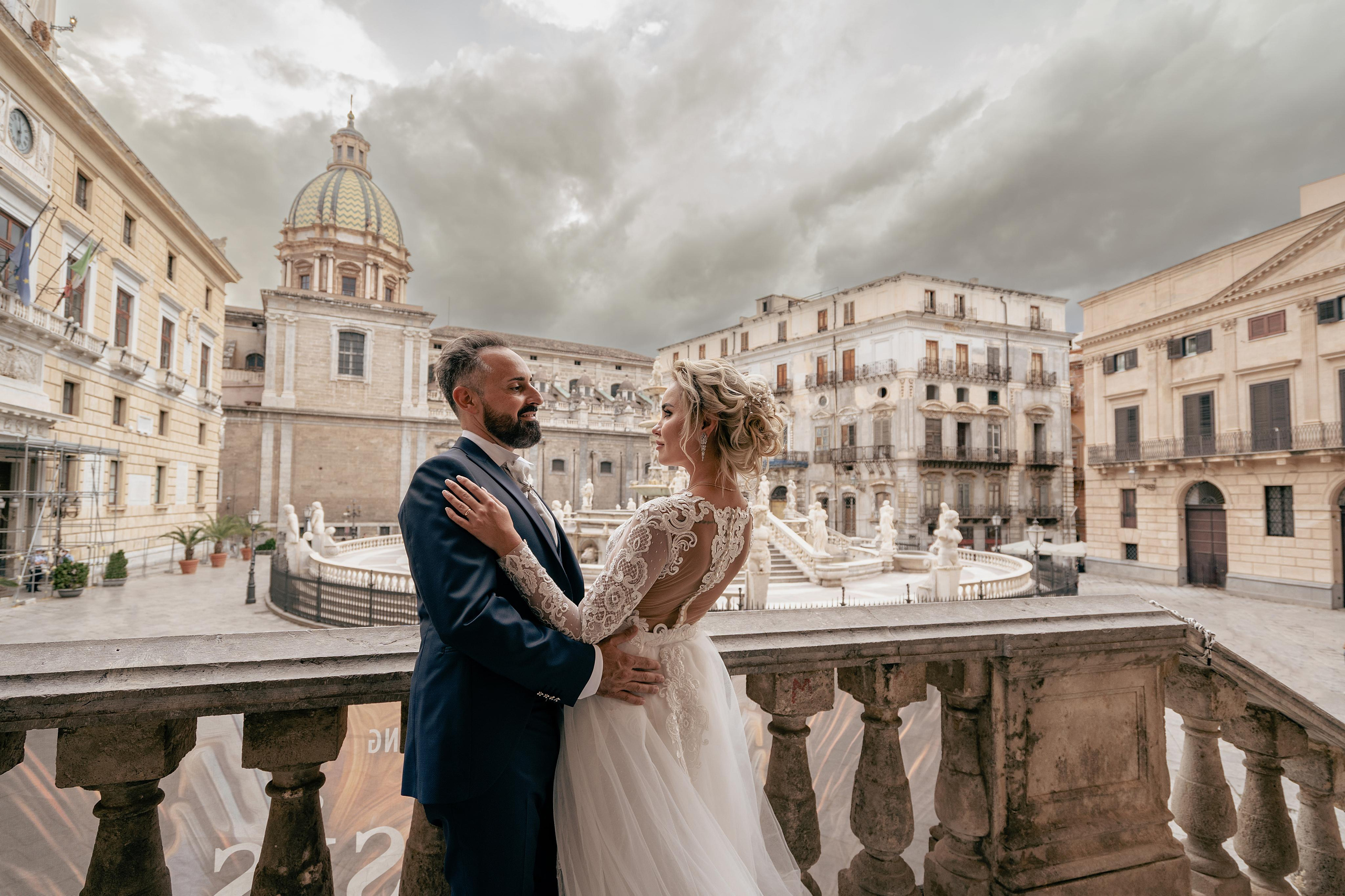 Giuseppe & Olesya. Фотограф на Сицилии Гвидо Каналелла
