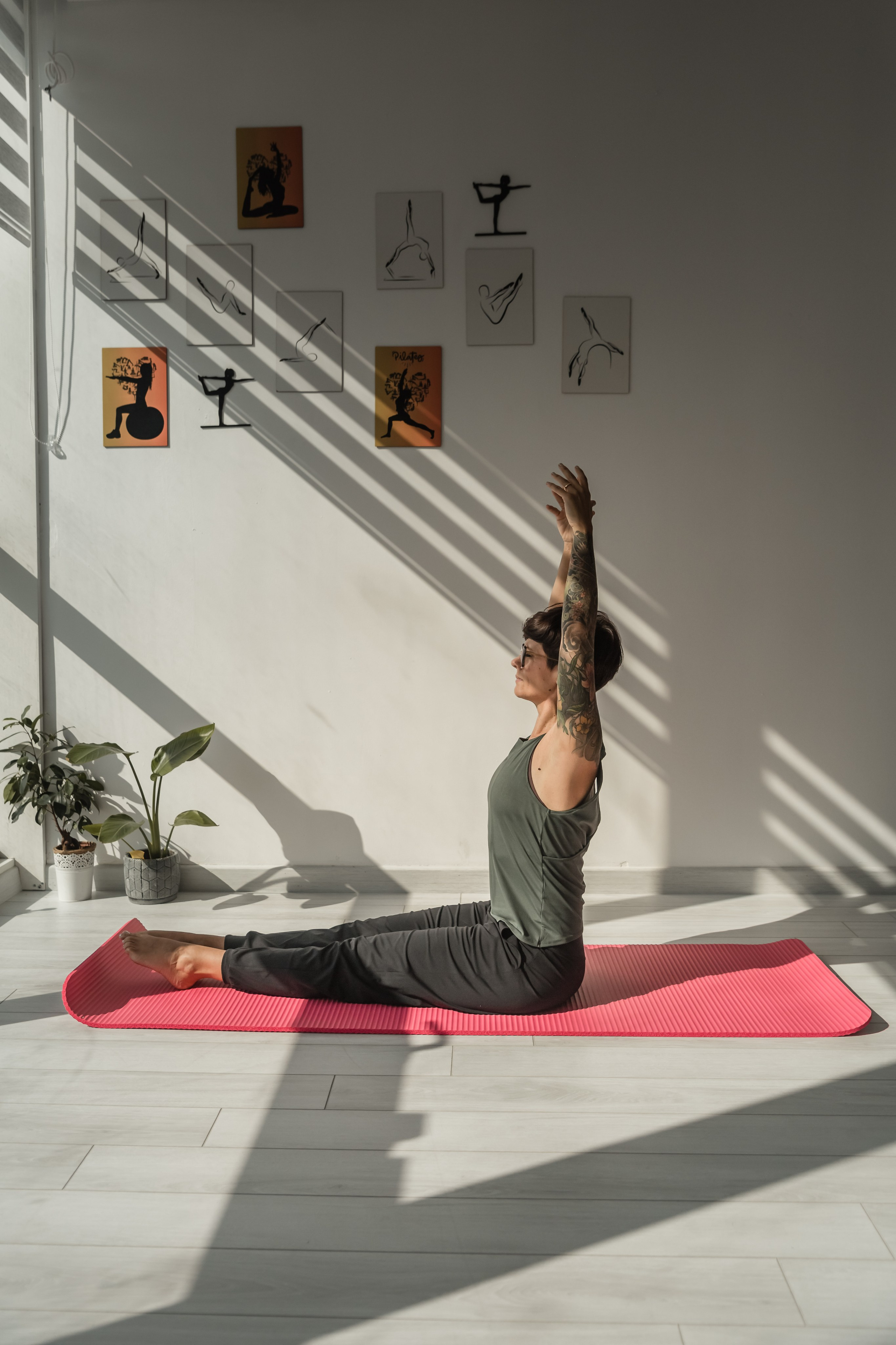 Photo session for a Pilates trainer