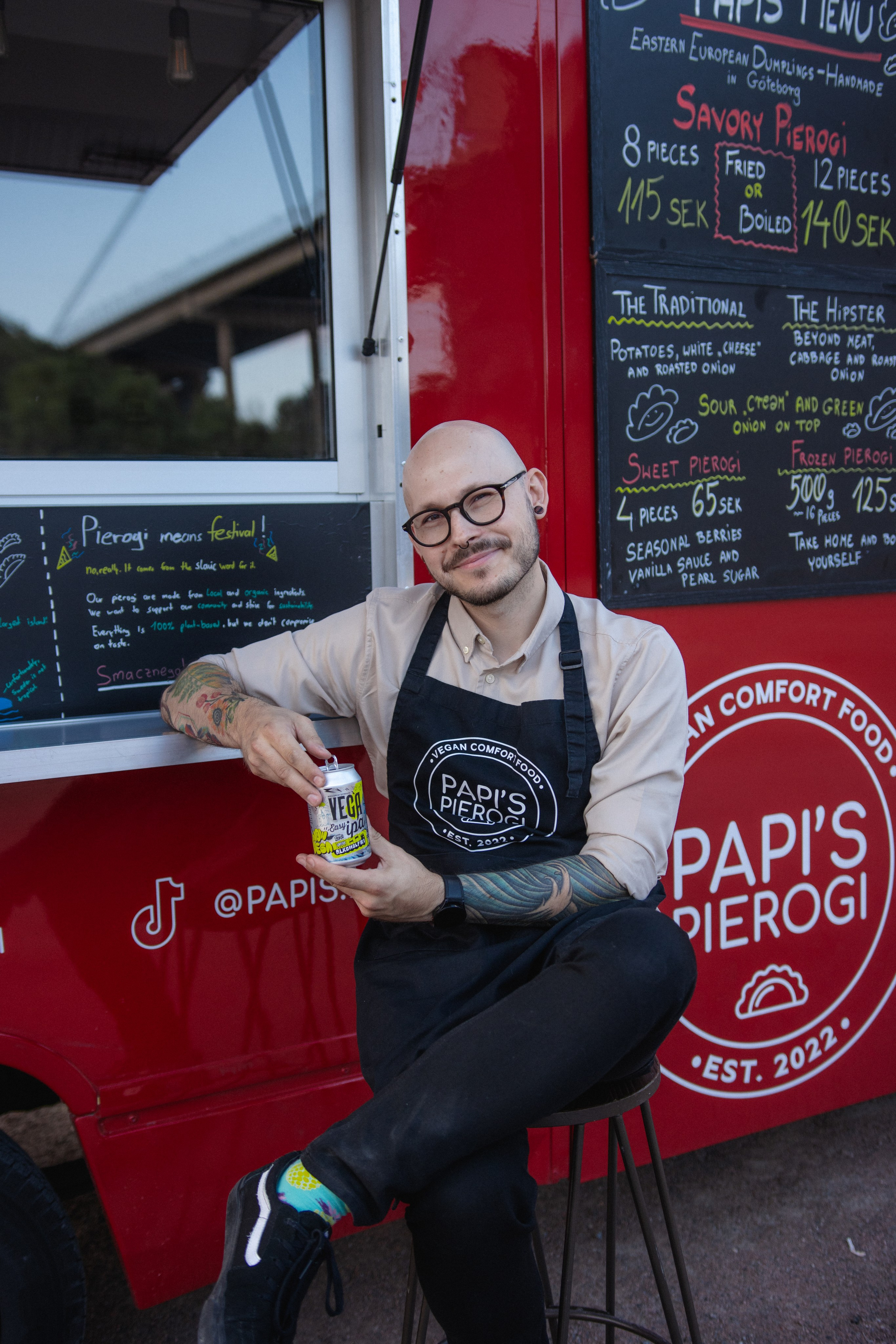 Papis Pierogi — vegan-comfort food. Photographer in Gothenburg Aleksandra Stroganova