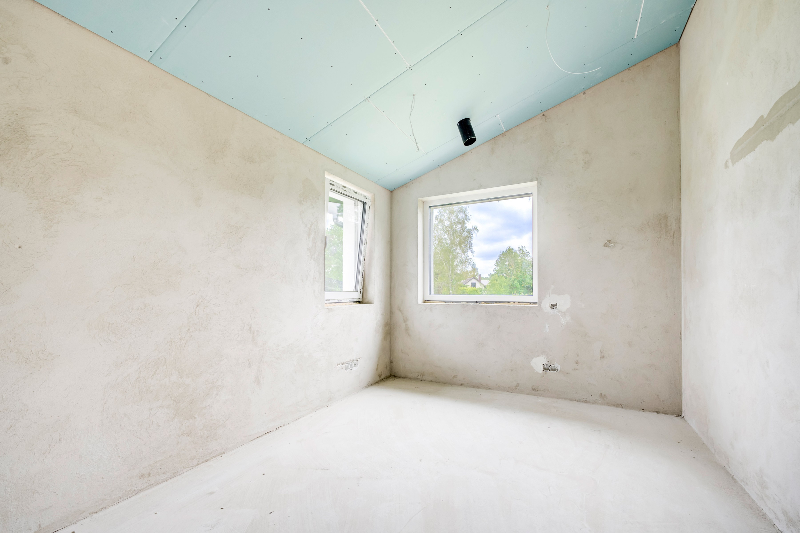 Pagubės sodų 11-oji 16, Vilnius. Namas su nepilna apdaila. Elina Sapiega fotografė Vilniuje